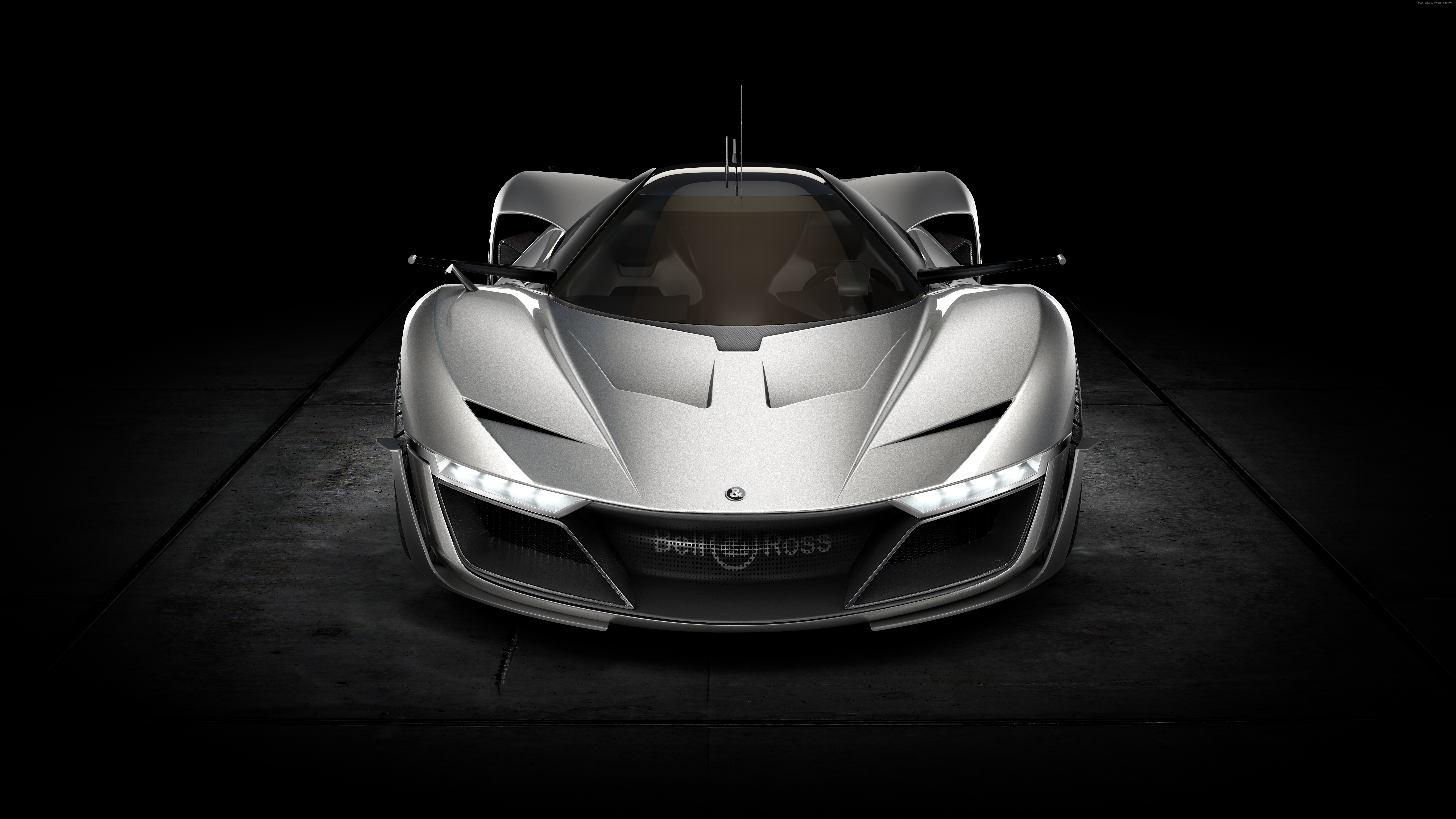 Bell & Ross AeroGT Silver Supercar HD Wallpaper