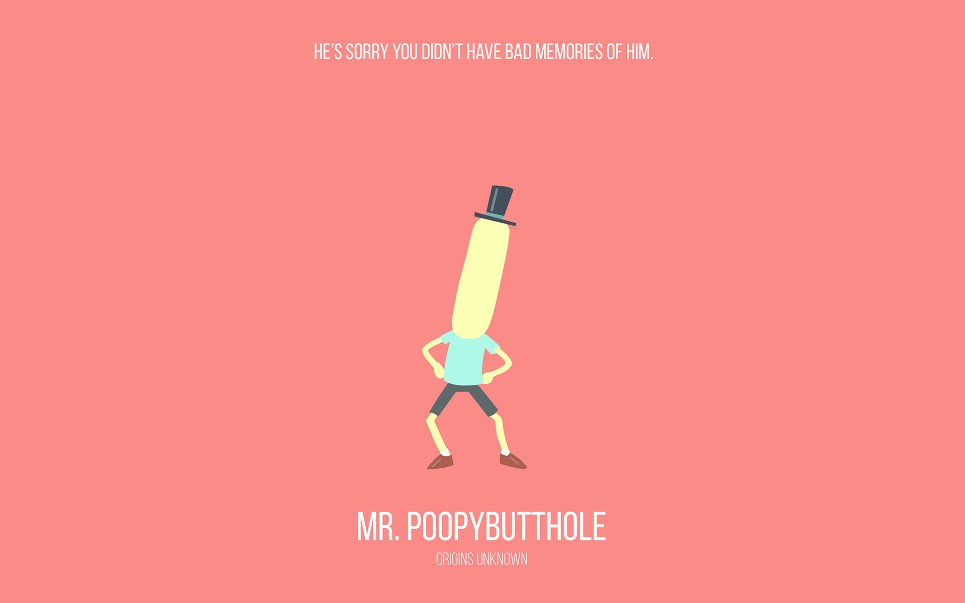 Mr. Poopybutthole from Rick and Morty HD Wallpaper