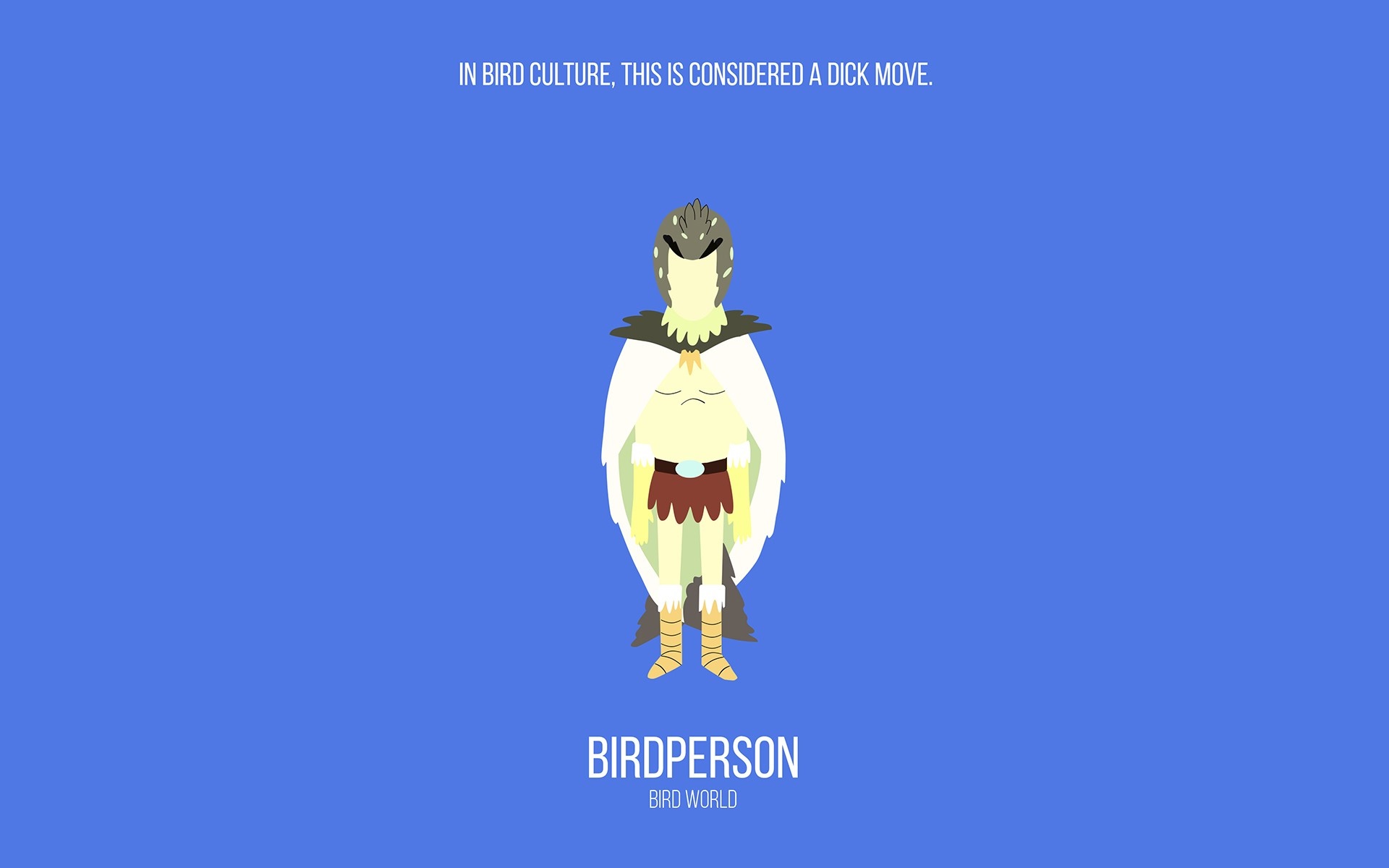 Birdperson from Rick and Morty HD Wallpaper