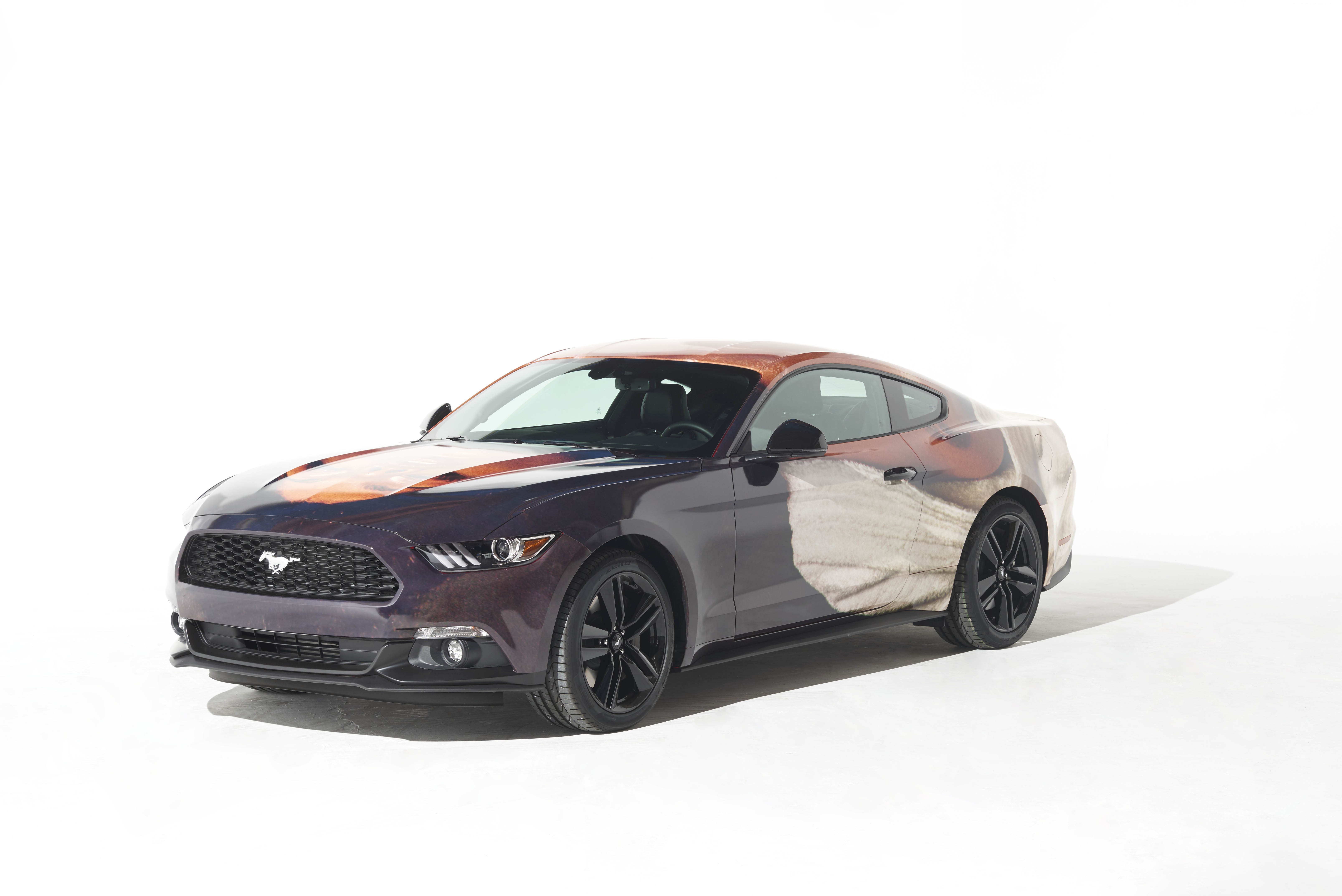 Ford Mustang art car by Thomas Lelu HD Wallpaper