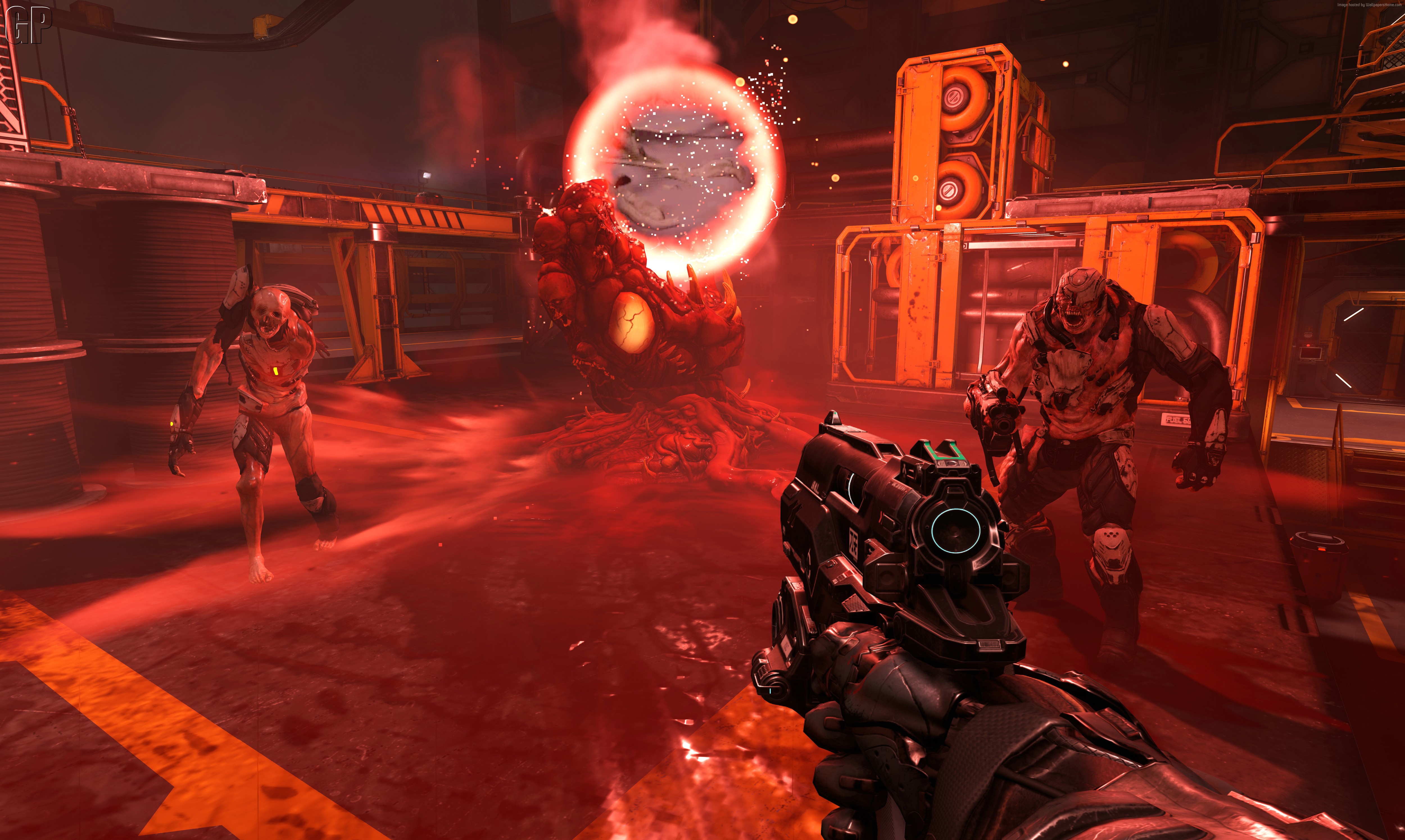 Doom 4 Sci Fi Shooter Action Horror HD Wallpaper
