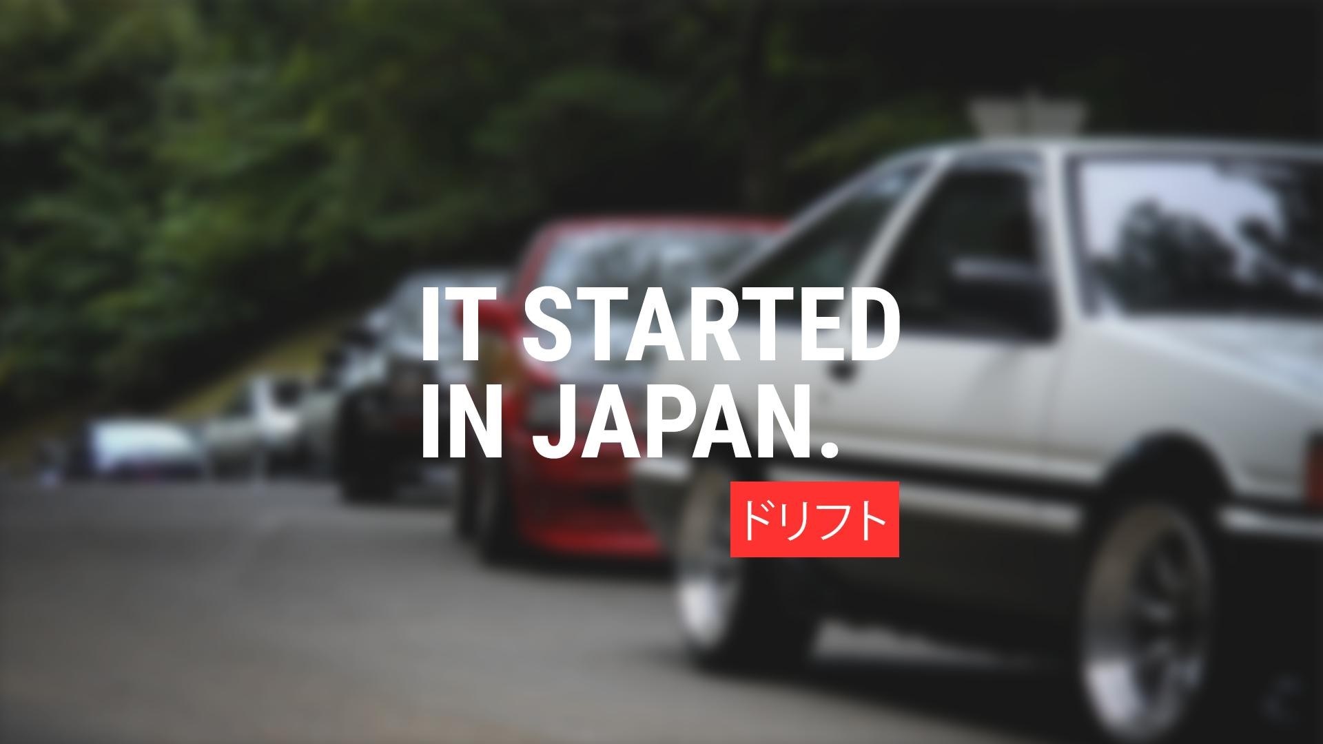 It Started in Japan. Drift. HD Wallpaper
