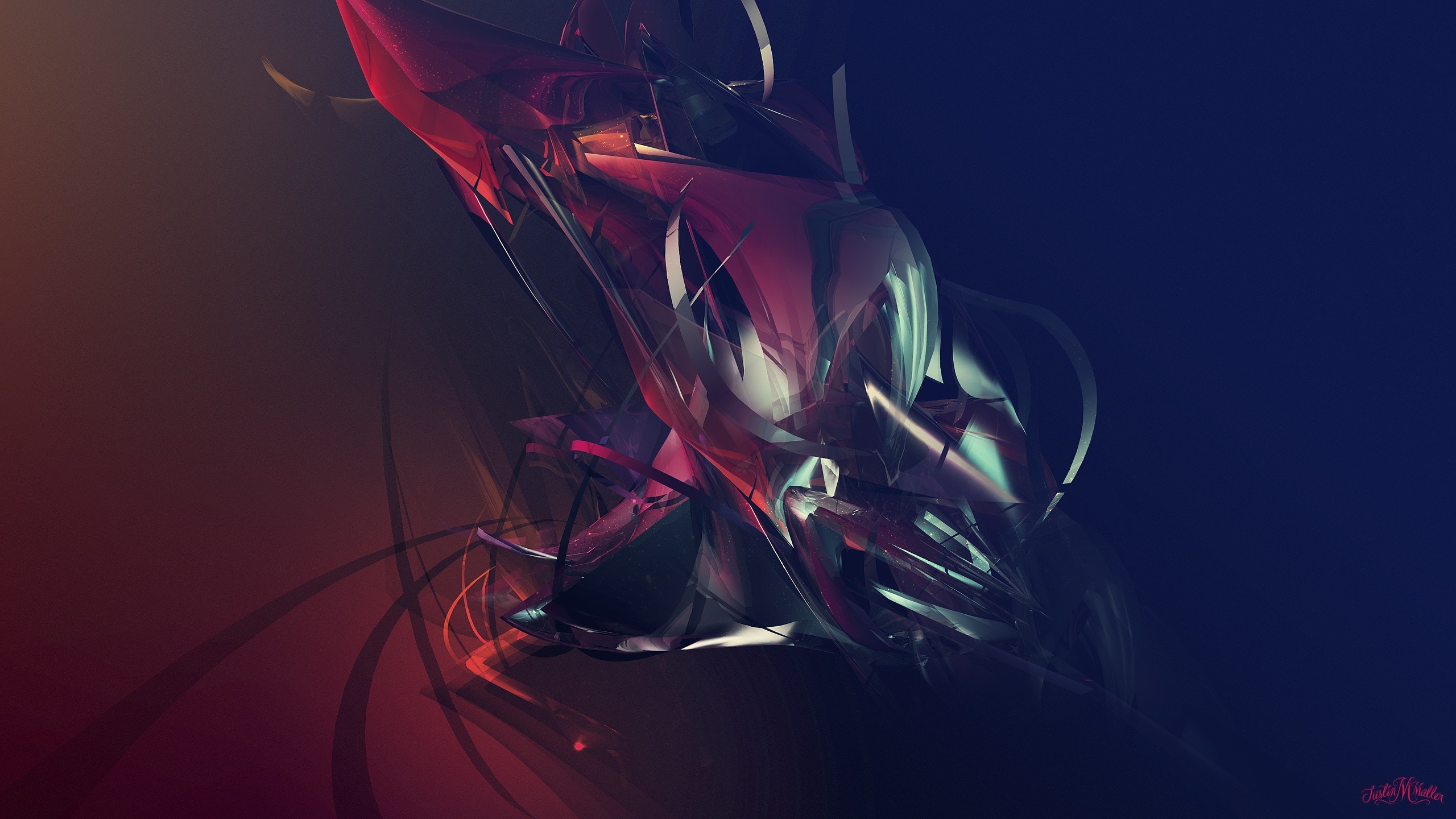 Abstract digital art by Justin Maller HD Wallpaper