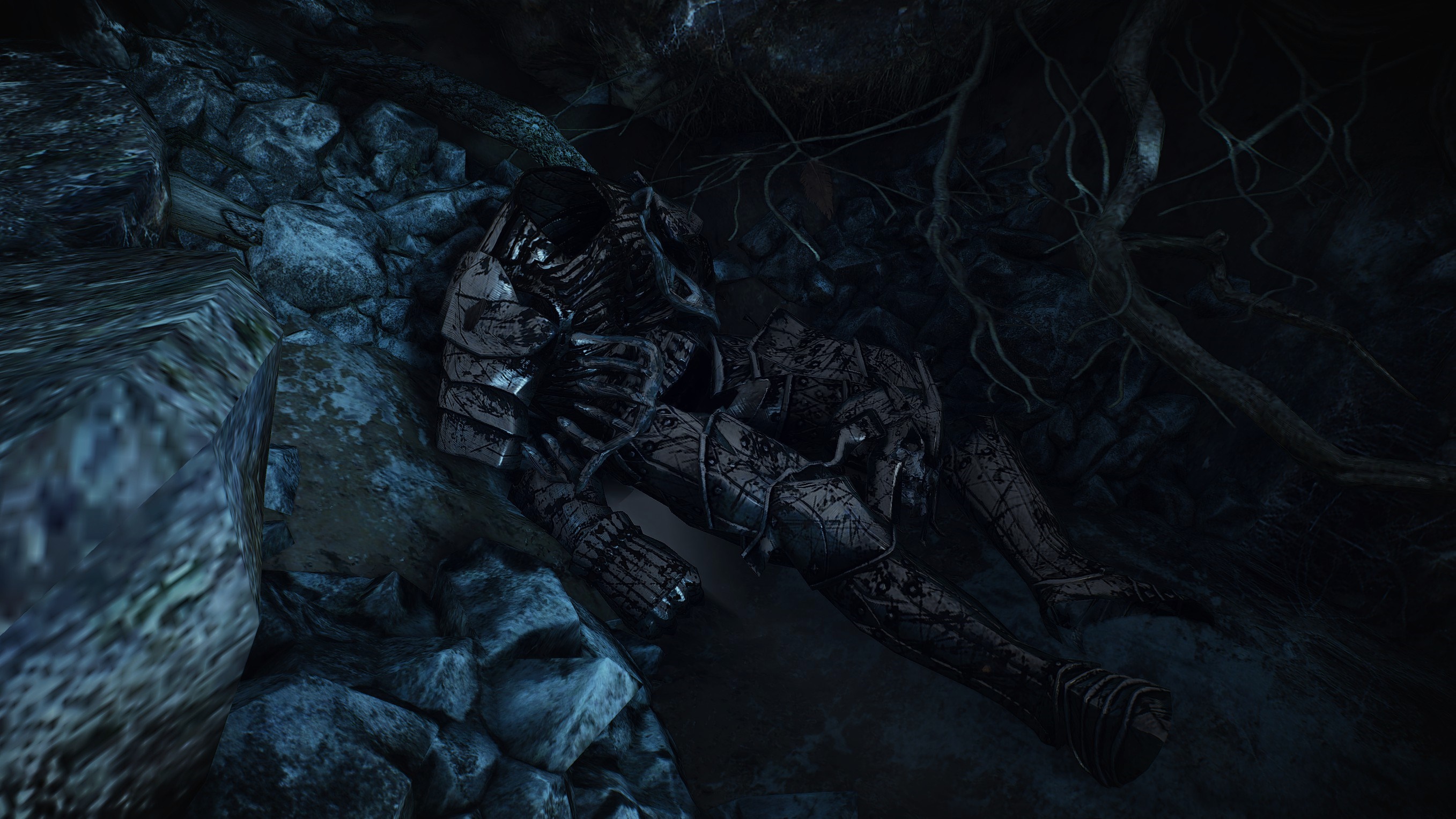 The Witcher 3 Wild Hunt: A fallen knight in darkness HD Wallpaper