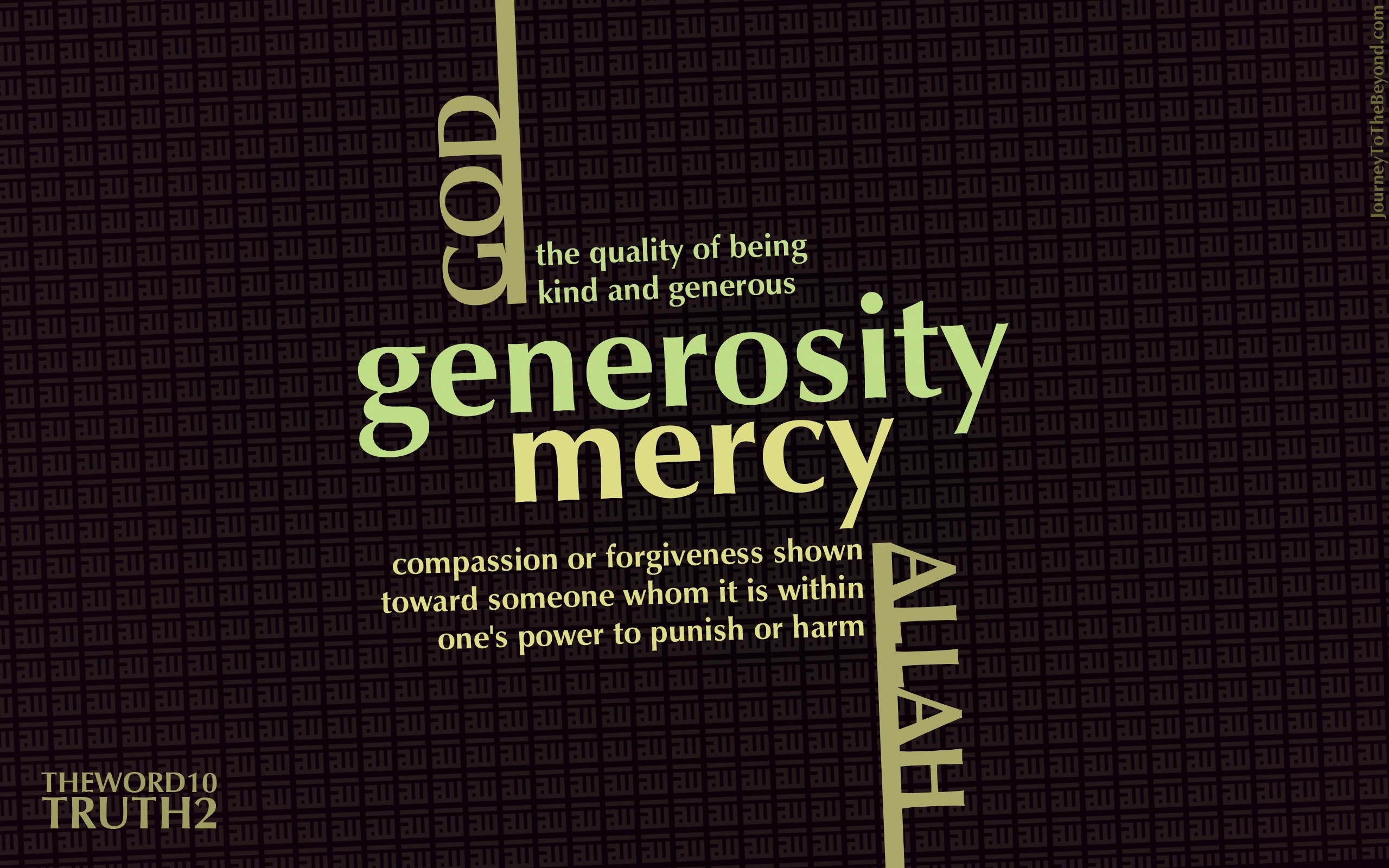 Generosity and Mercy of Allah HD Wallpaper