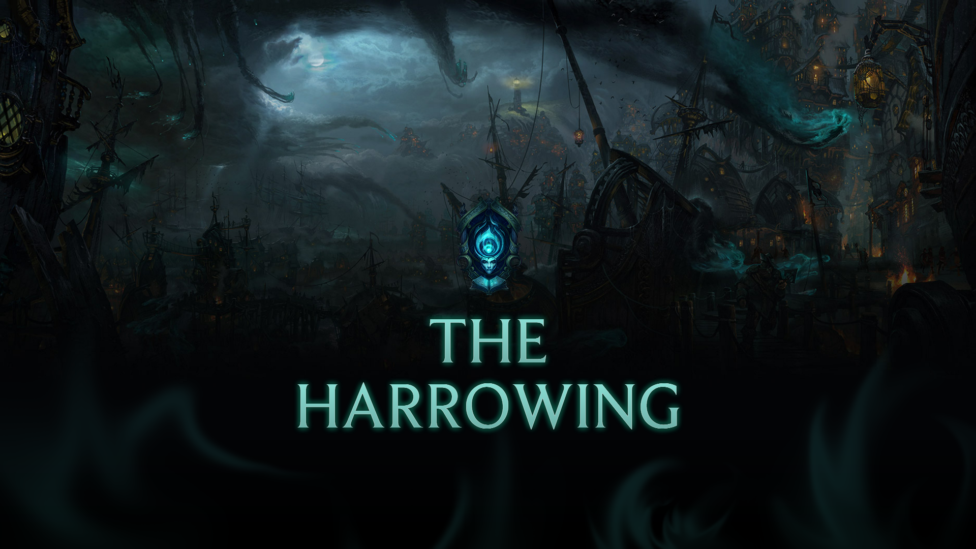 The Harrowing League of Legends title screen HD Wallpaper