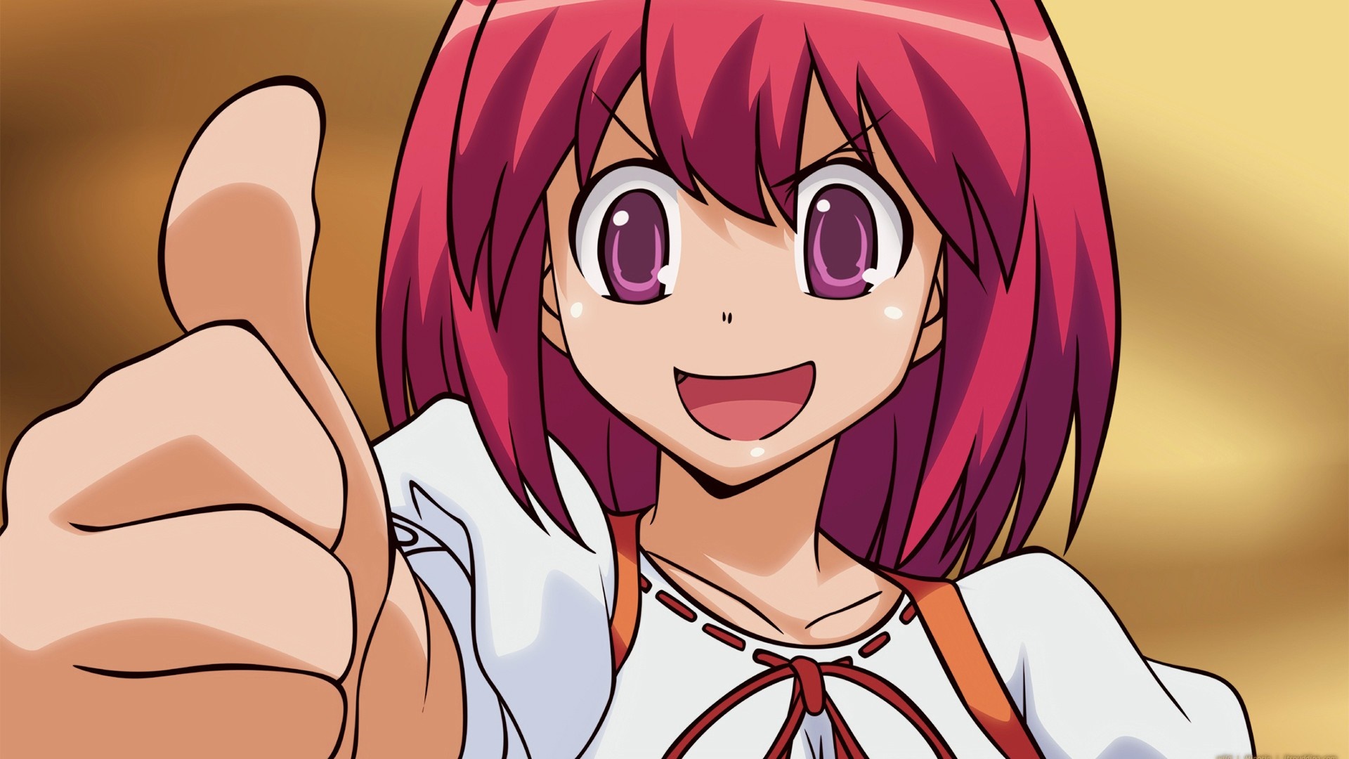 Kushieda Minori from Toradora giving a thumbs up HD Wallpaper
