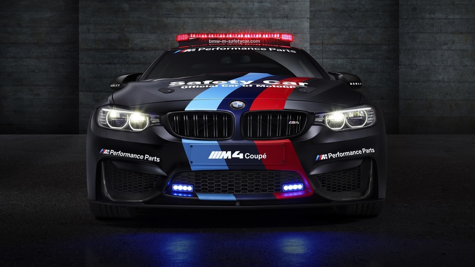 BMW M4 Coupe Safety Car with Performance Parts HD Wallpaper