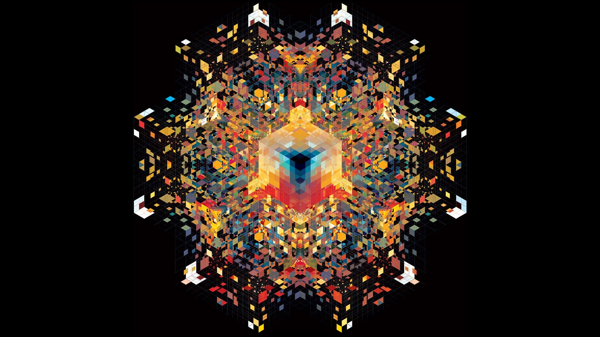 Abstract geometric digital art by Andy Gilmore HD Wallpaper