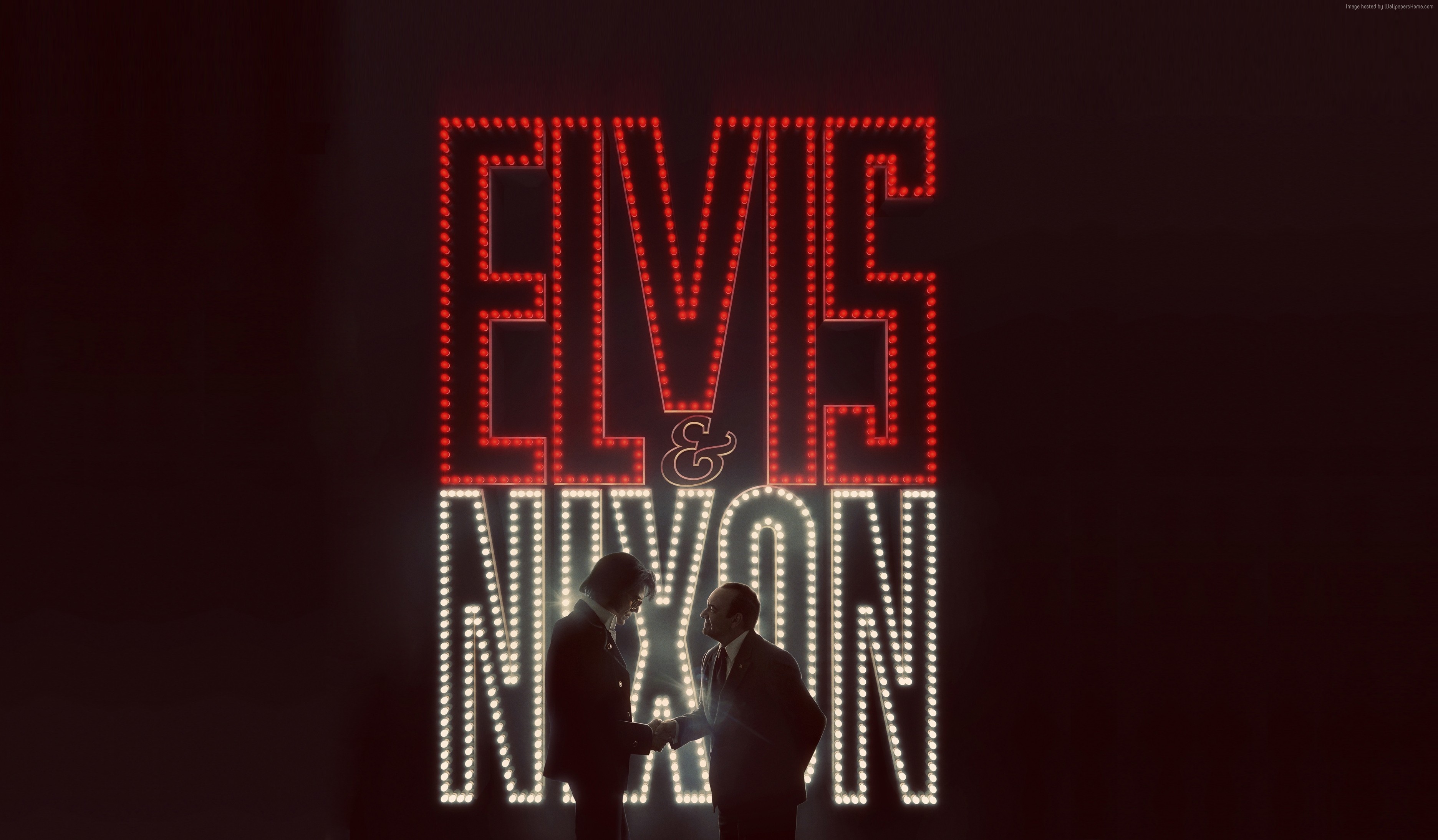 Elvis & Nixon movie poster HD Wallpaper