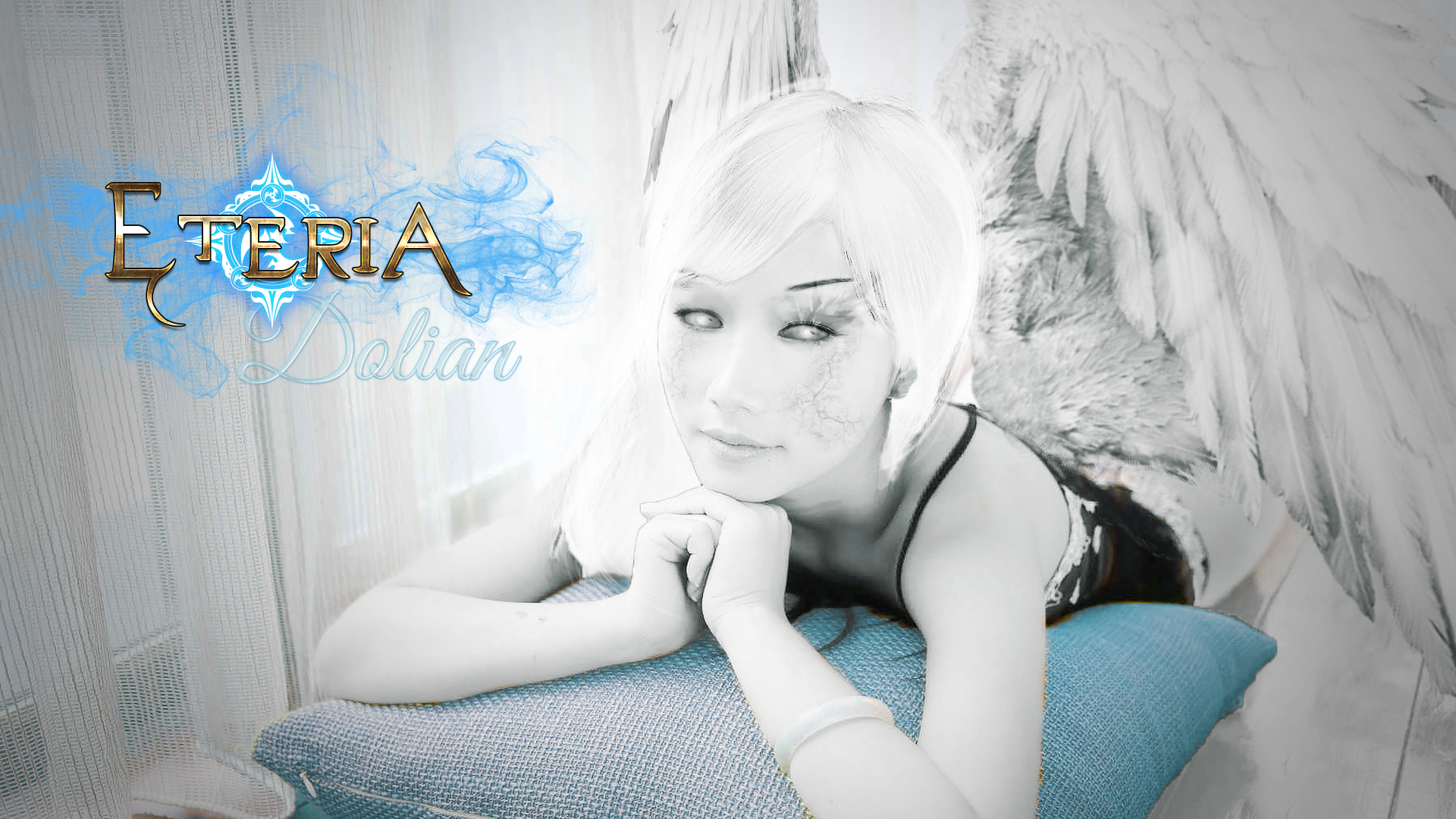 Eteria Dolian with Angel Wings HD Wallpaper