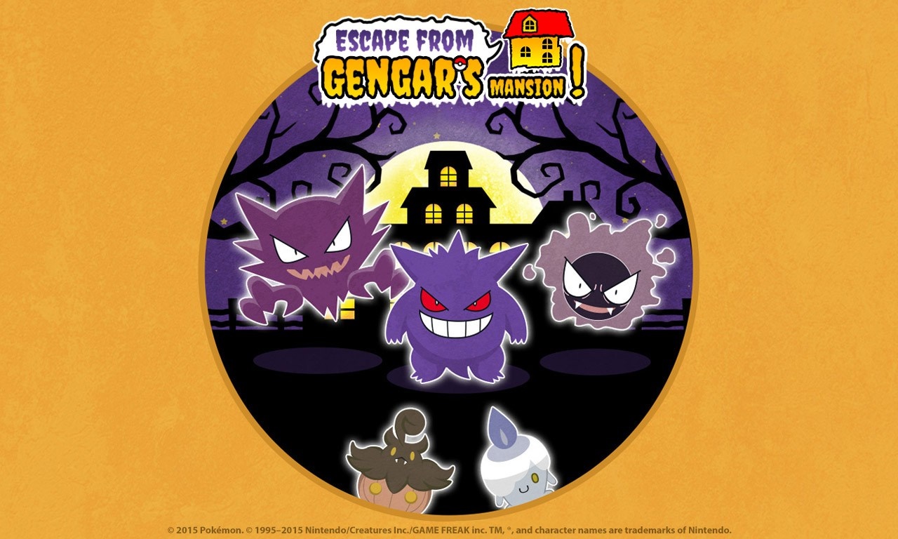 Escape from Gengar's Mansion Pokémon Poster HD Wallpaper