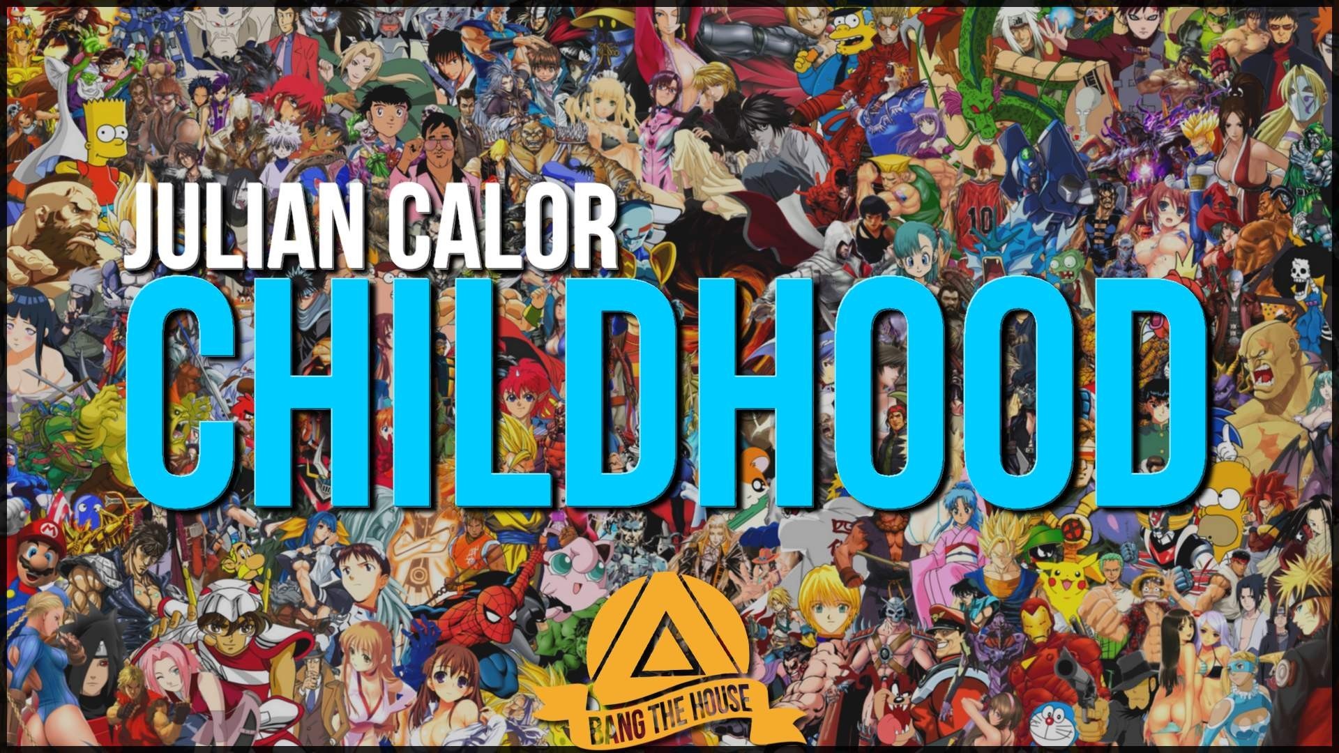 Julian Calor Childhood collage HD Wallpaper