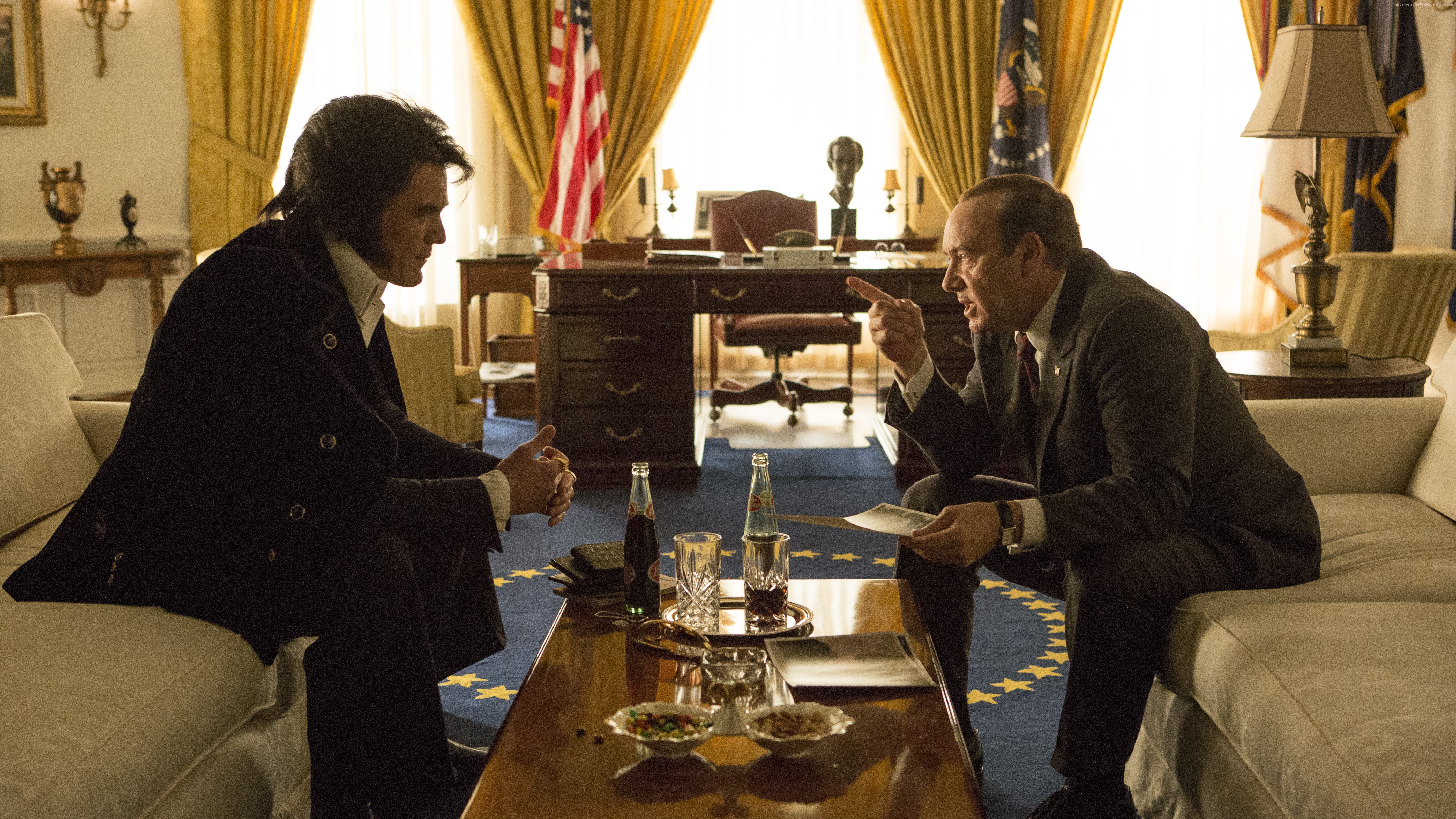 Elvis & Nixon with Michael Shannon and Kevin Spacey HD Wallpaper