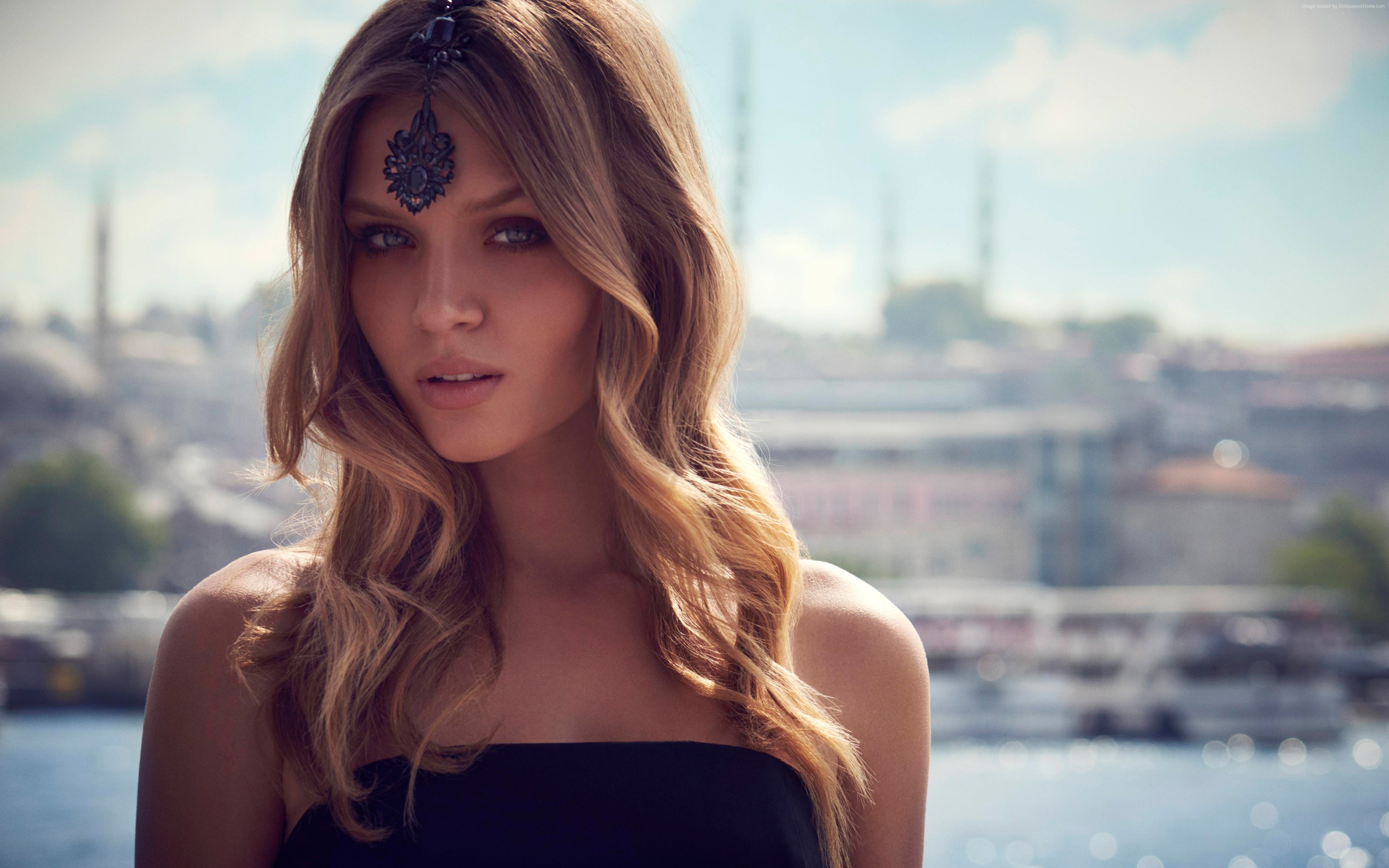 Ophelie Guillerman, Sharam Diniz, Andreea Diaconu, Josephine Skriver, Candice Swanepoel, sea, 4k, 5k, model, Lais Ribiero, Jac Jagaciak, Victorias Secret Angel, Elsa Hosk, Top fashion model, Behati Prinsloo HD Wallpaper