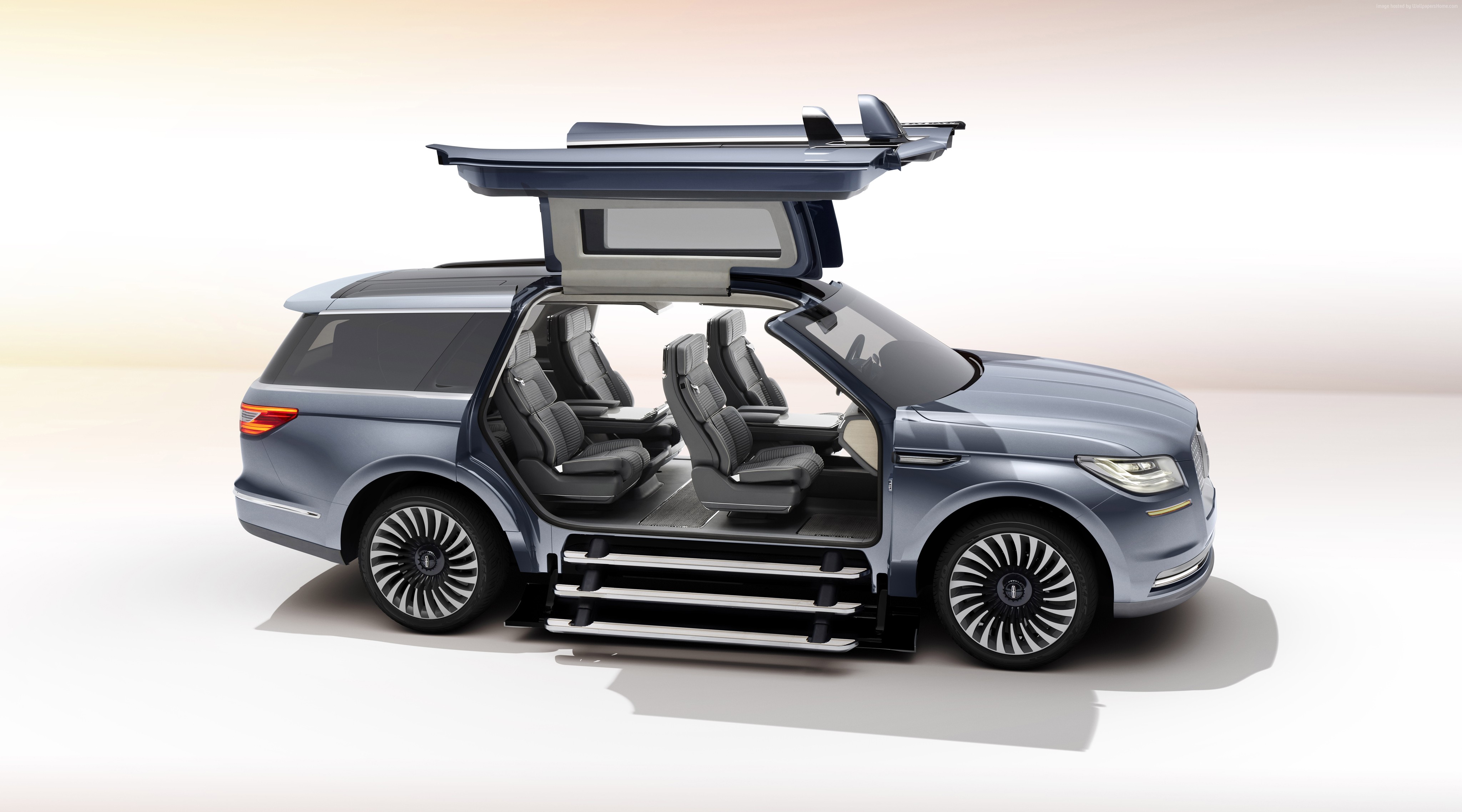 Lincoln Navigator concept SUV with gullwing doors HD Wallpaper