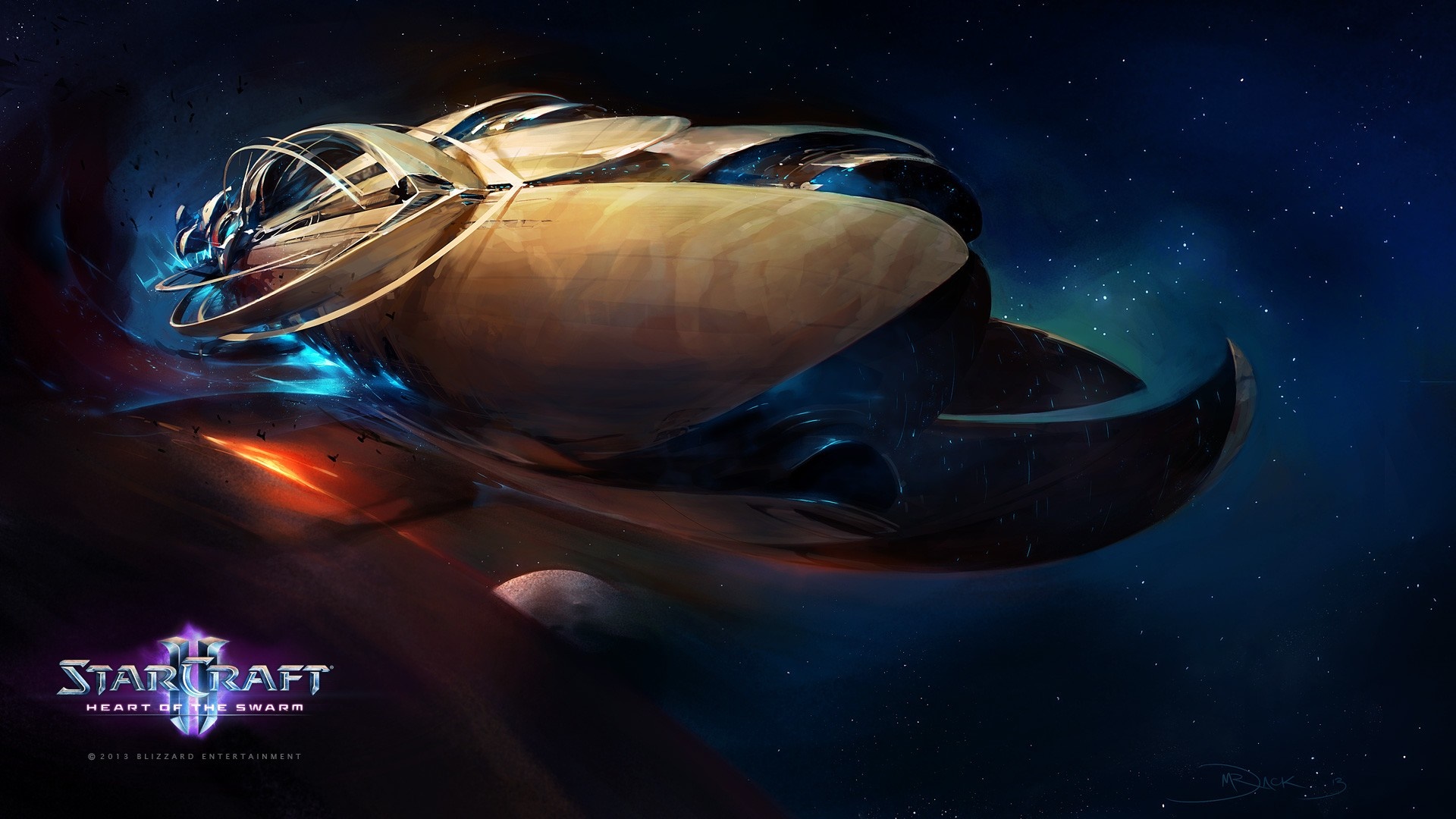 StarCraft II Heart of the Swarm Zerg Overmind HD Wallpaper