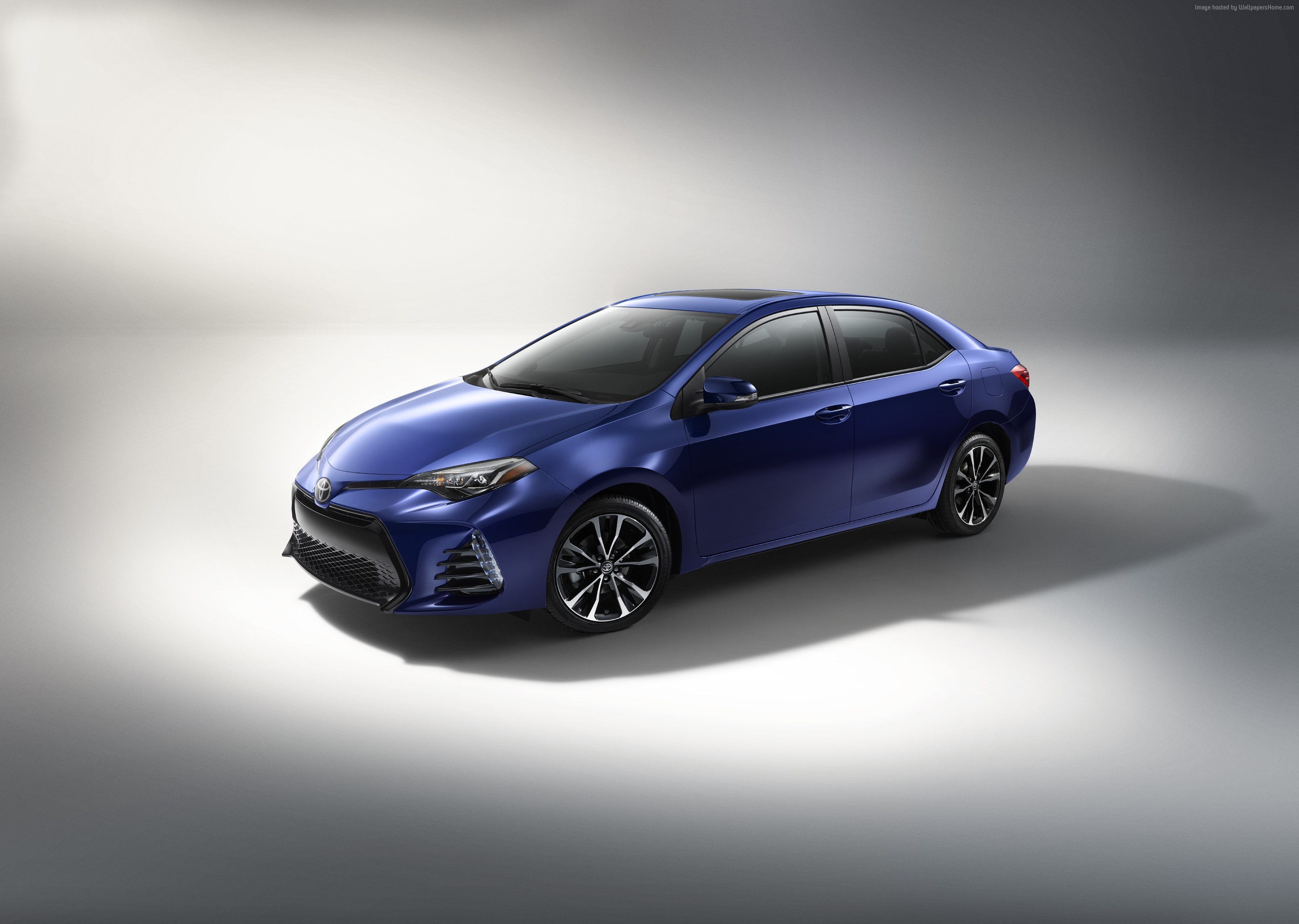 Blue Toyota Corolla XSE Sedan HD Wallpaper