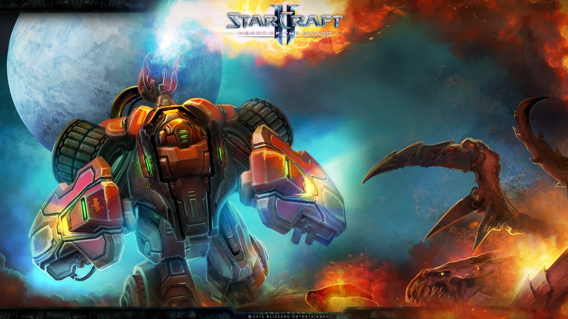Thor from Starcraft II Heart of the Swarm HD Wallpaper