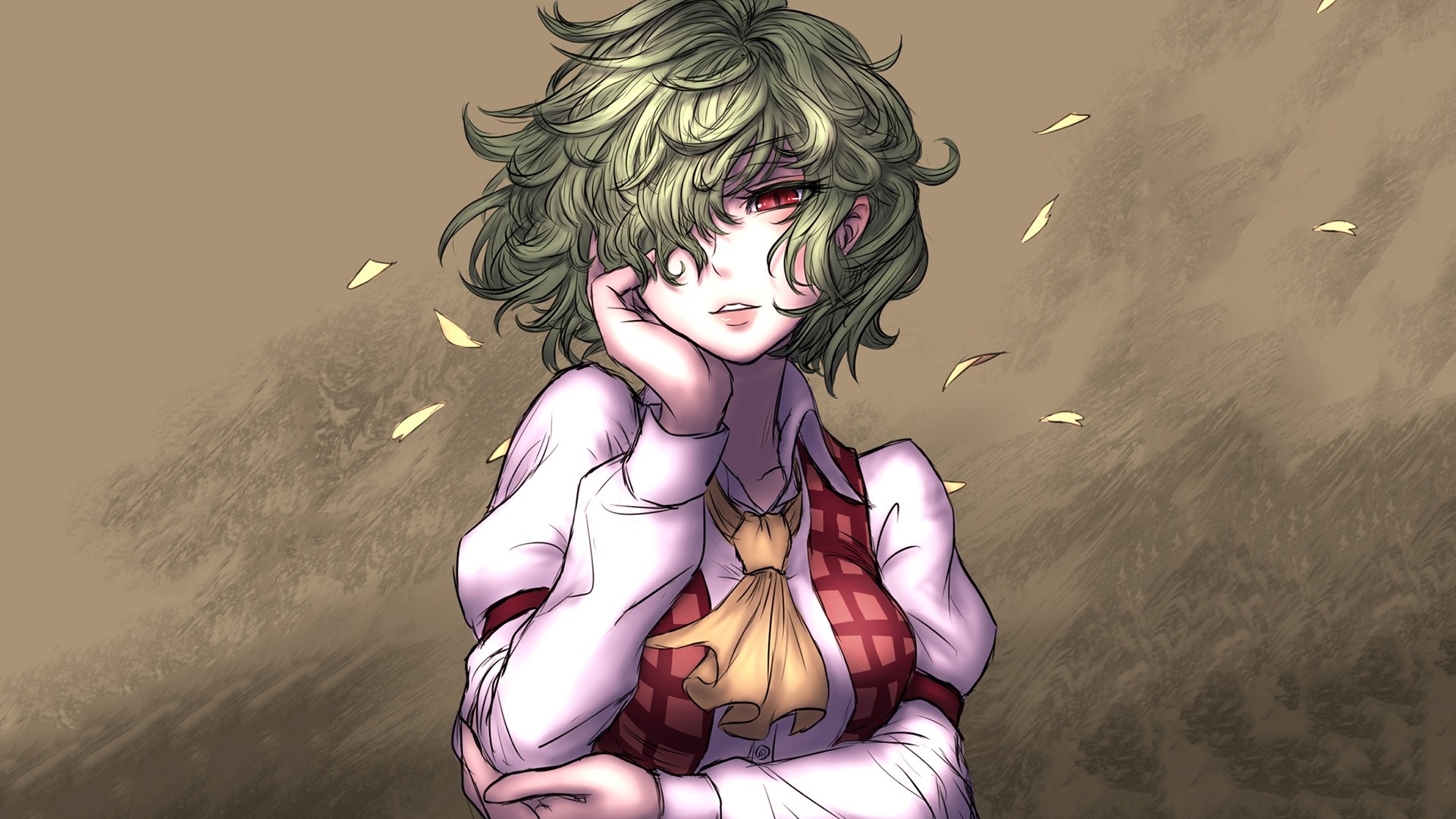 Kazami Yuuka from Touhou Project HD Wallpaper