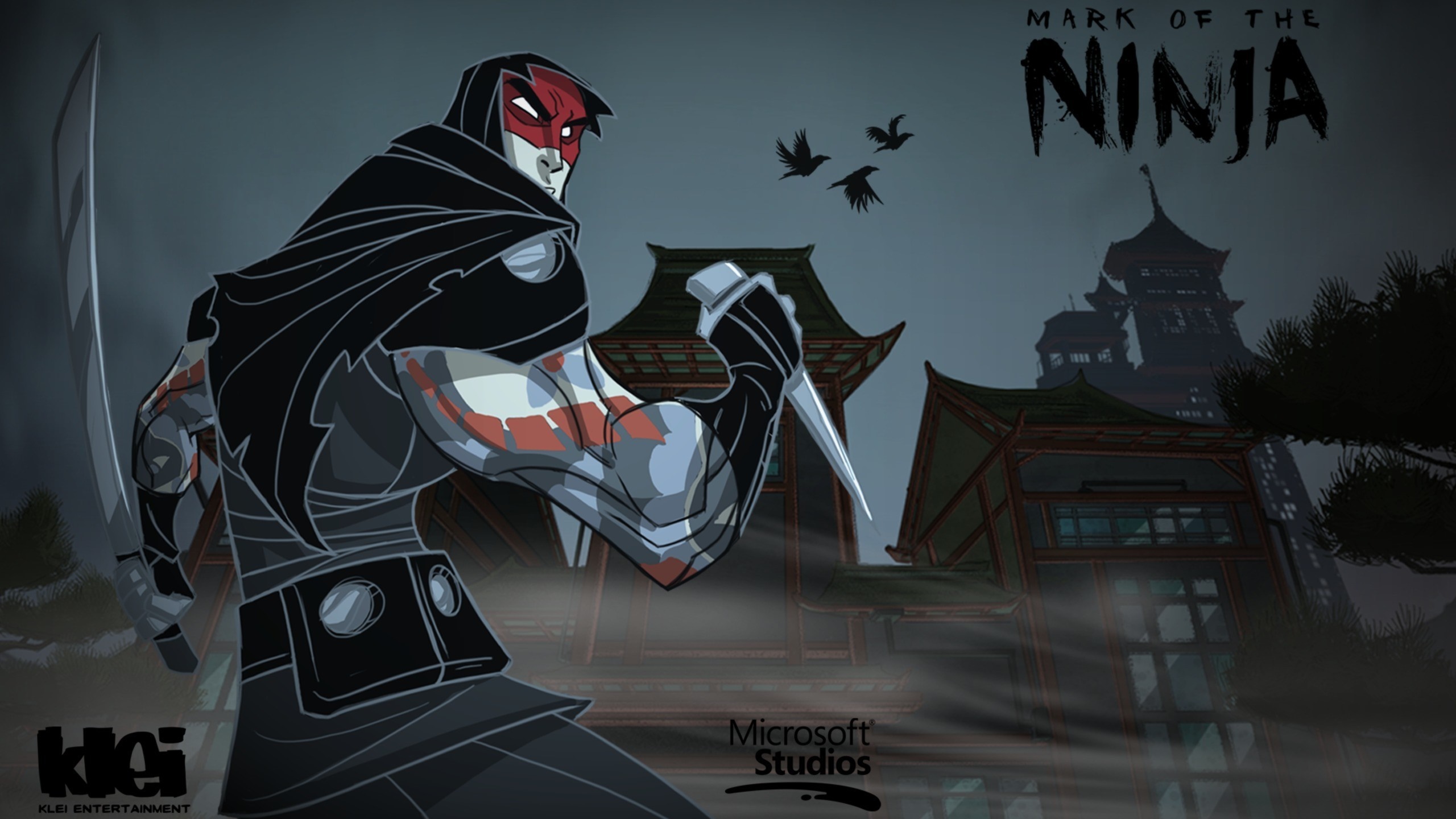 Mark of the Ninja video game illustration HD Wallpaper