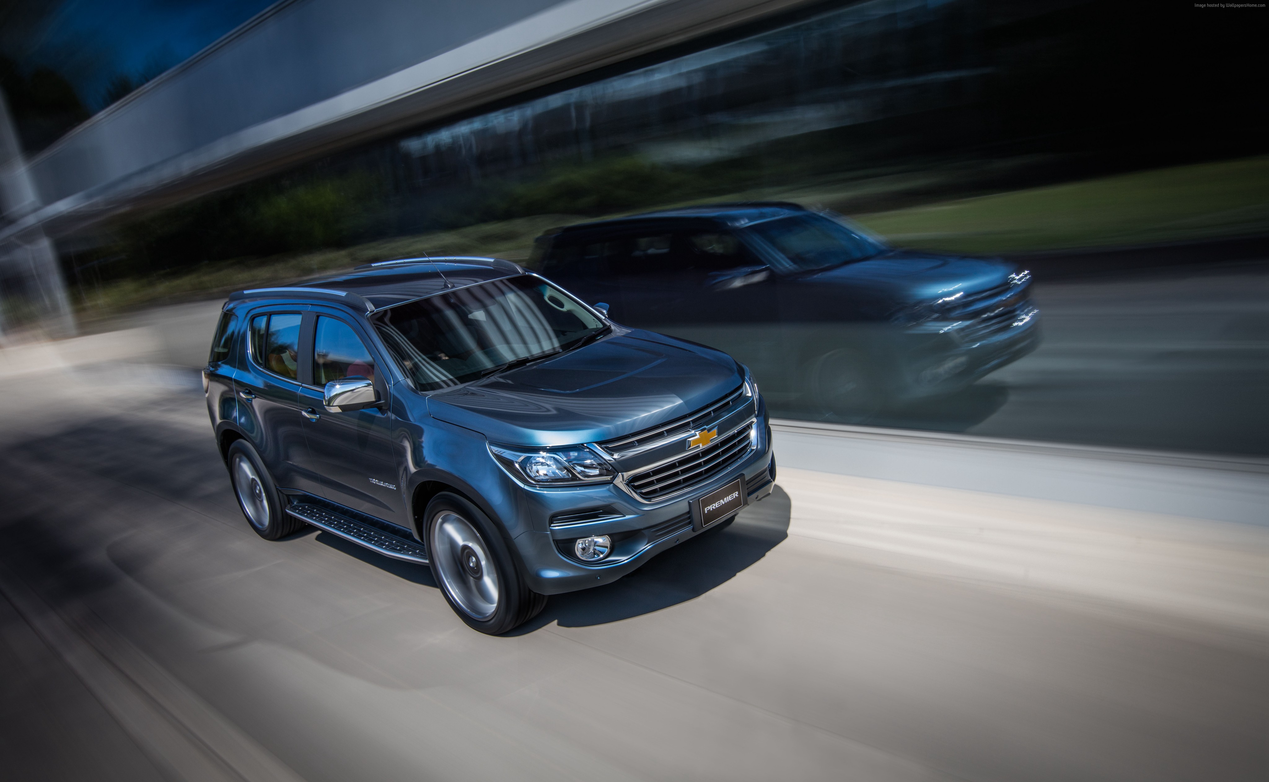 Chevrolet Trailblazer Premier on a highway HD Wallpaper