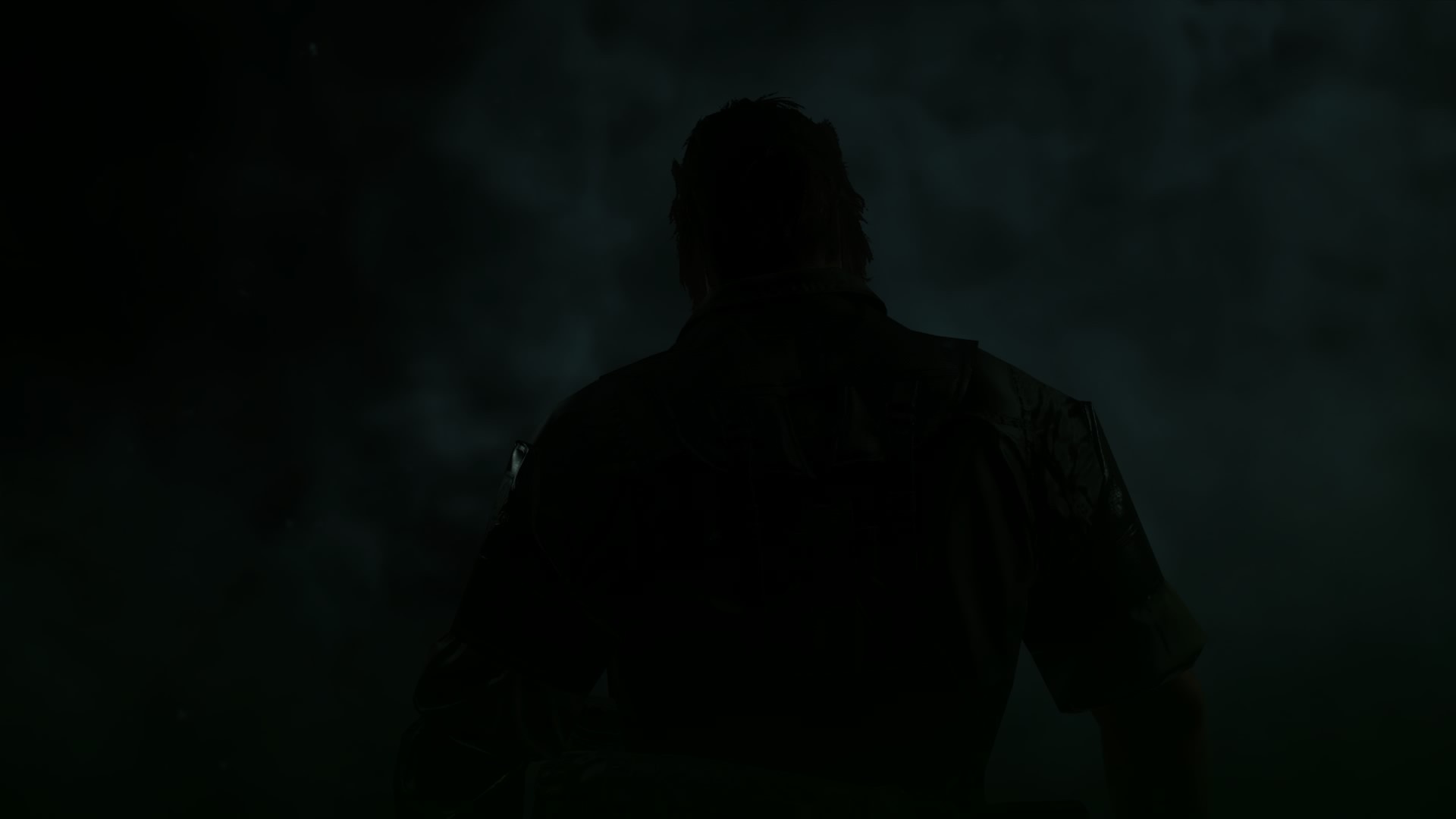 Big Boss from Metal Gear Solid V The Phantom Pain in darkness HD Wallpaper