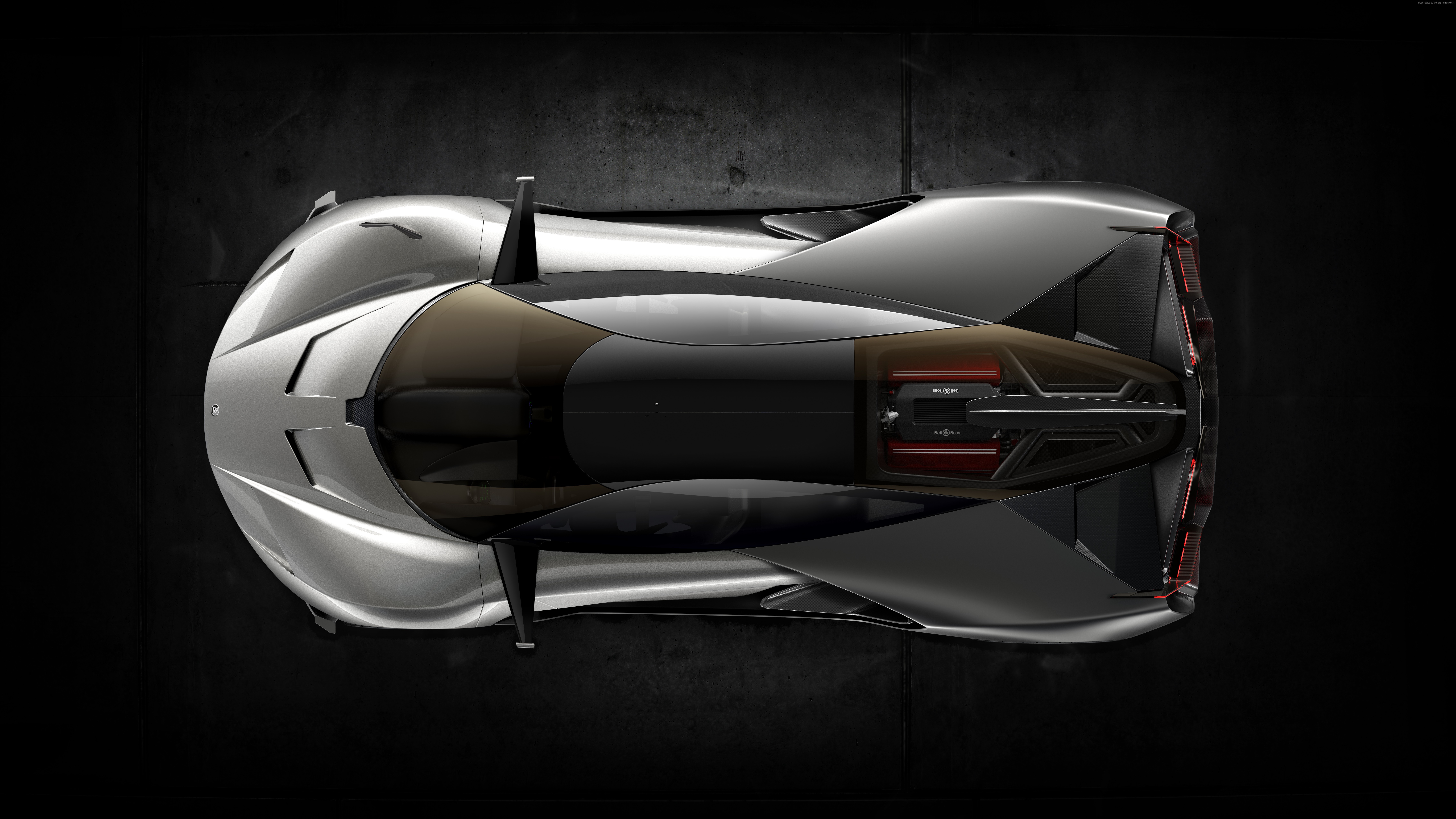 Bell & Ross AeroGT Concept Car Top View HD Wallpaper