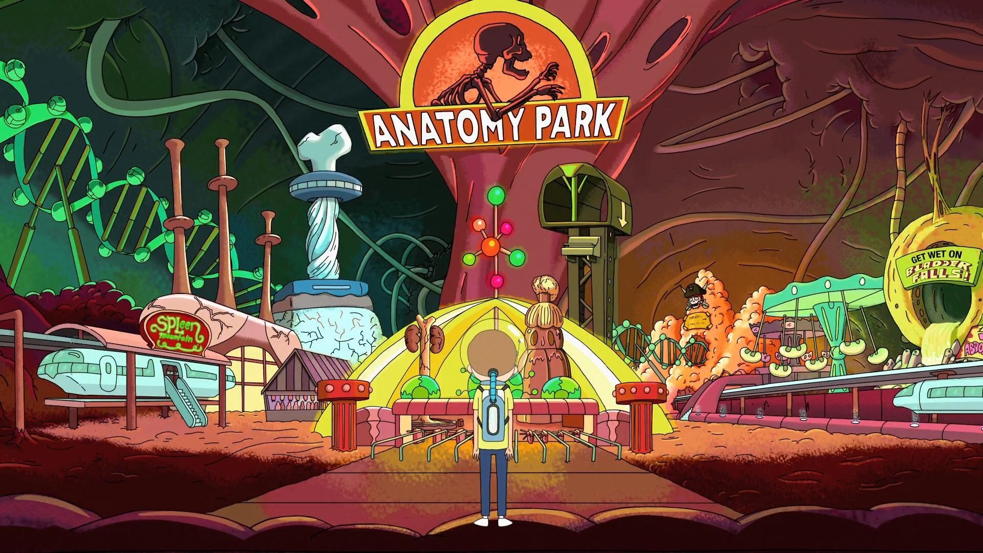 Anatomy Park from Rick and Morty HD Wallpaper