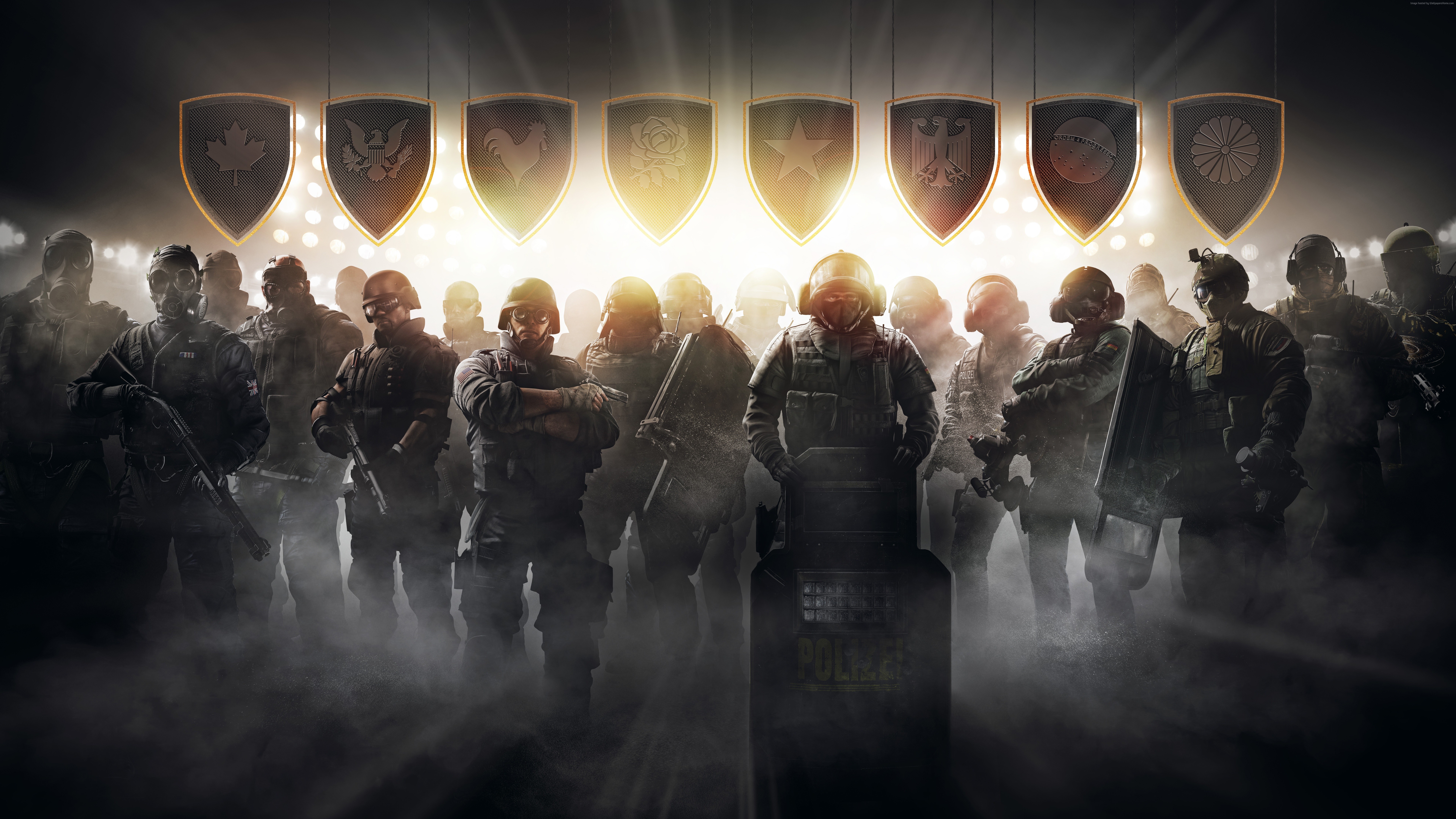 Tom Clancy's Rainbow Six Siege Pro League Operators HD Wallpaper
