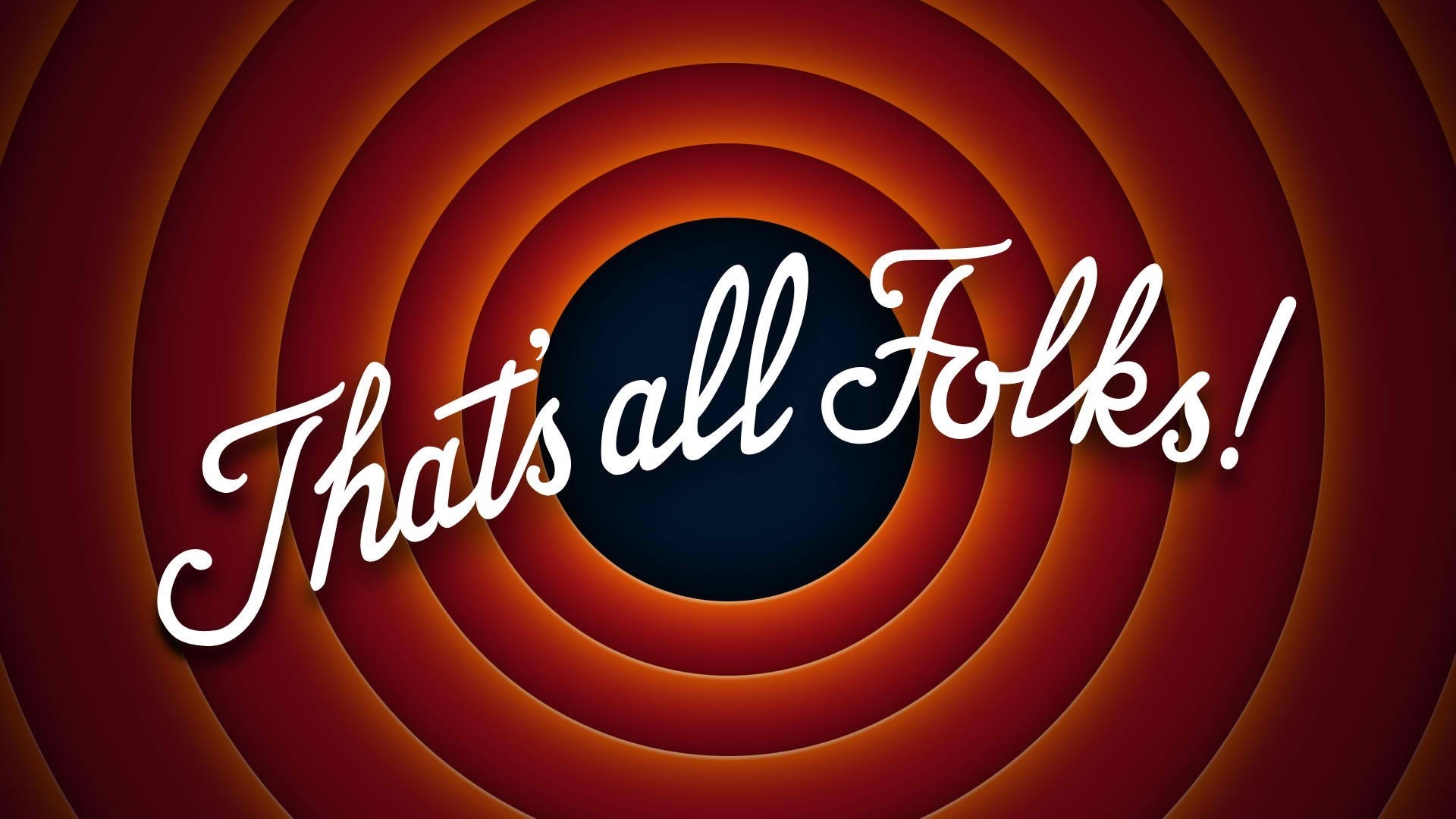 That's all Folks! Looney Tunes logo HD Wallpaper