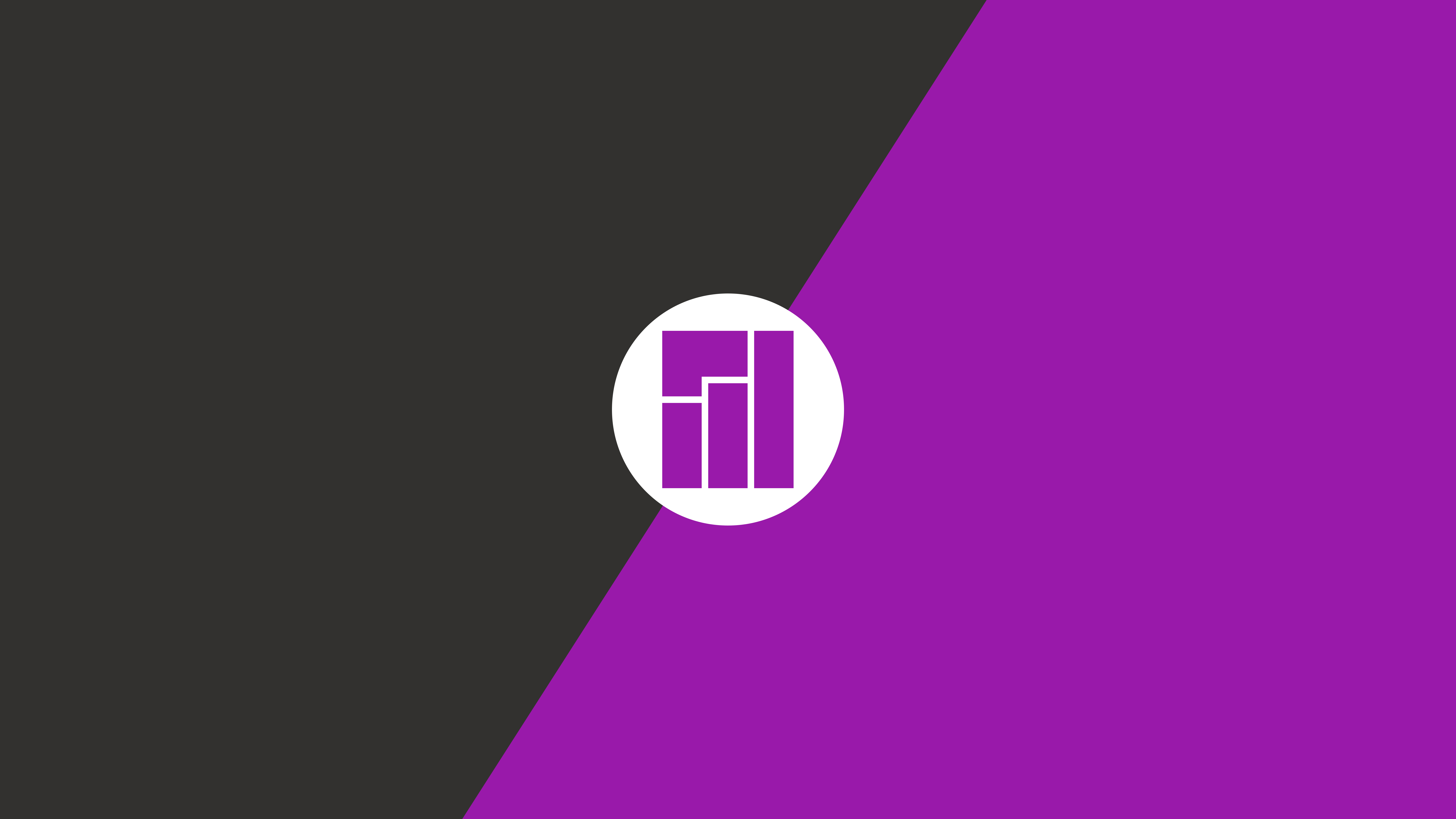 Manjaro Linux logo on a split background HD Wallpaper