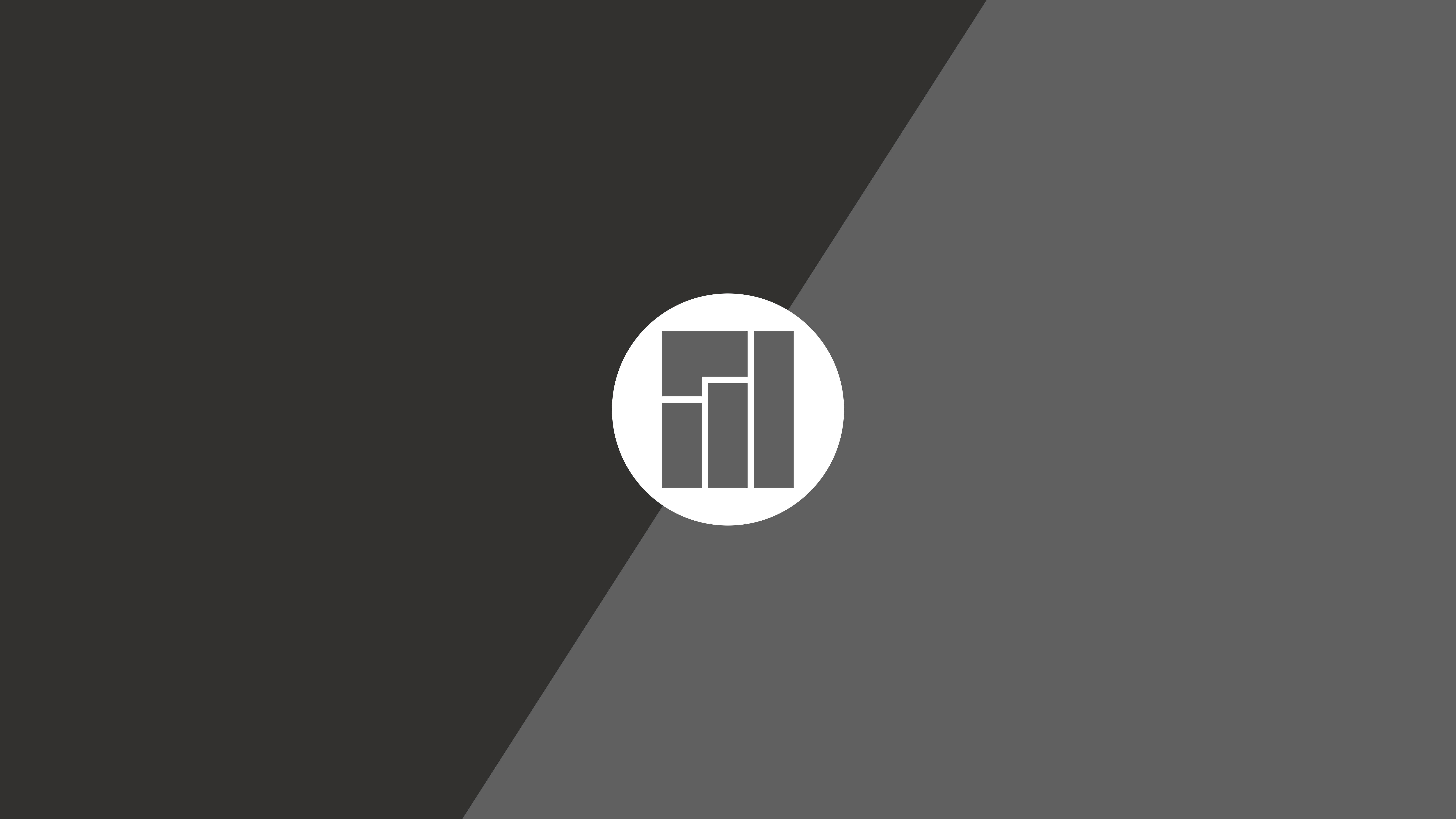 Manjaro Linux logo on a split background HD Wallpaper