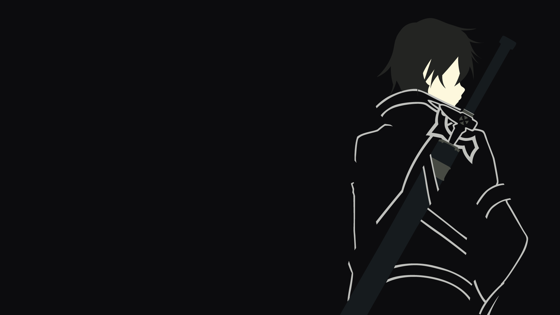 Kirigaya Kazuto from Sword Art Online illustration HD Wallpaper
