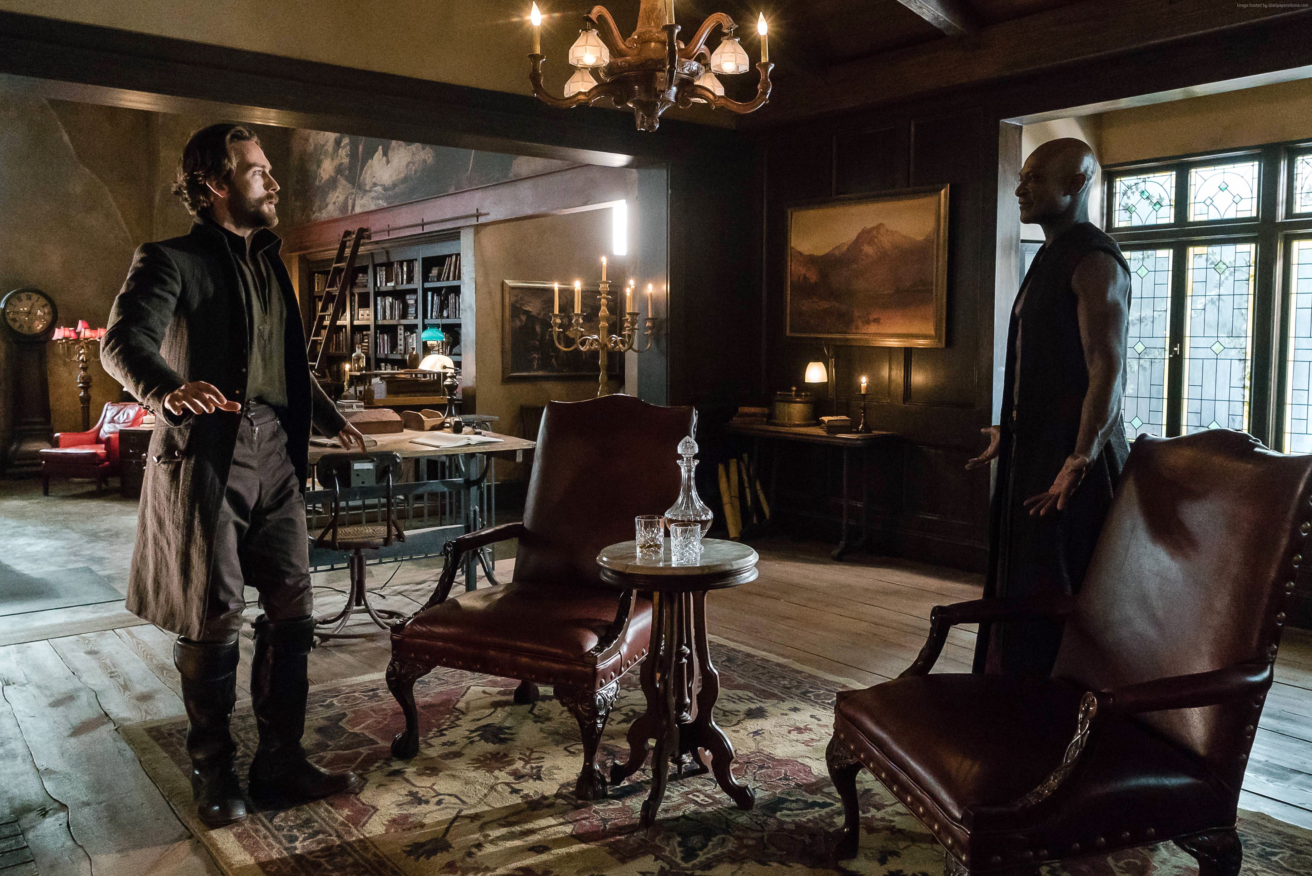 Ichabod Crane and Abraham Van Helsing in Sleepy Hollow HD Wallpaper