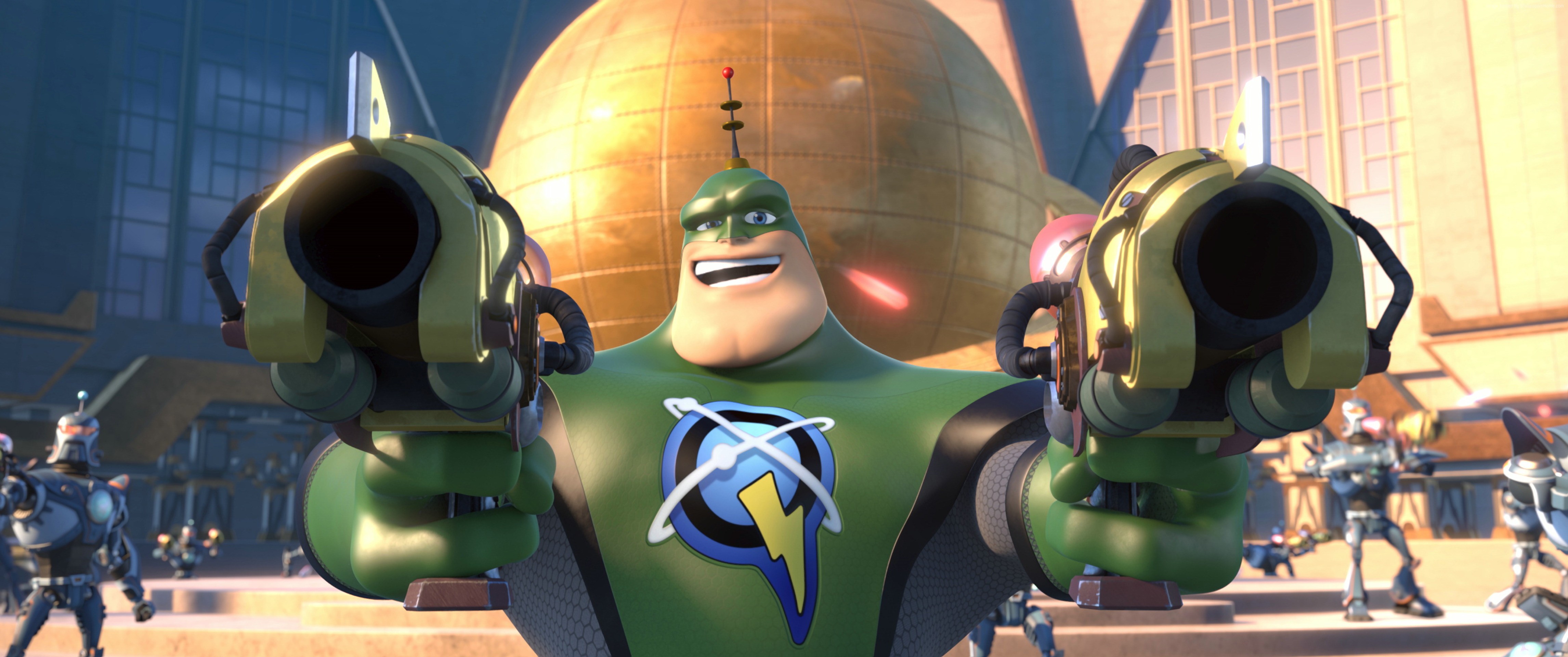 Captain Qwark from Ratchet & Clank HD Wallpaper