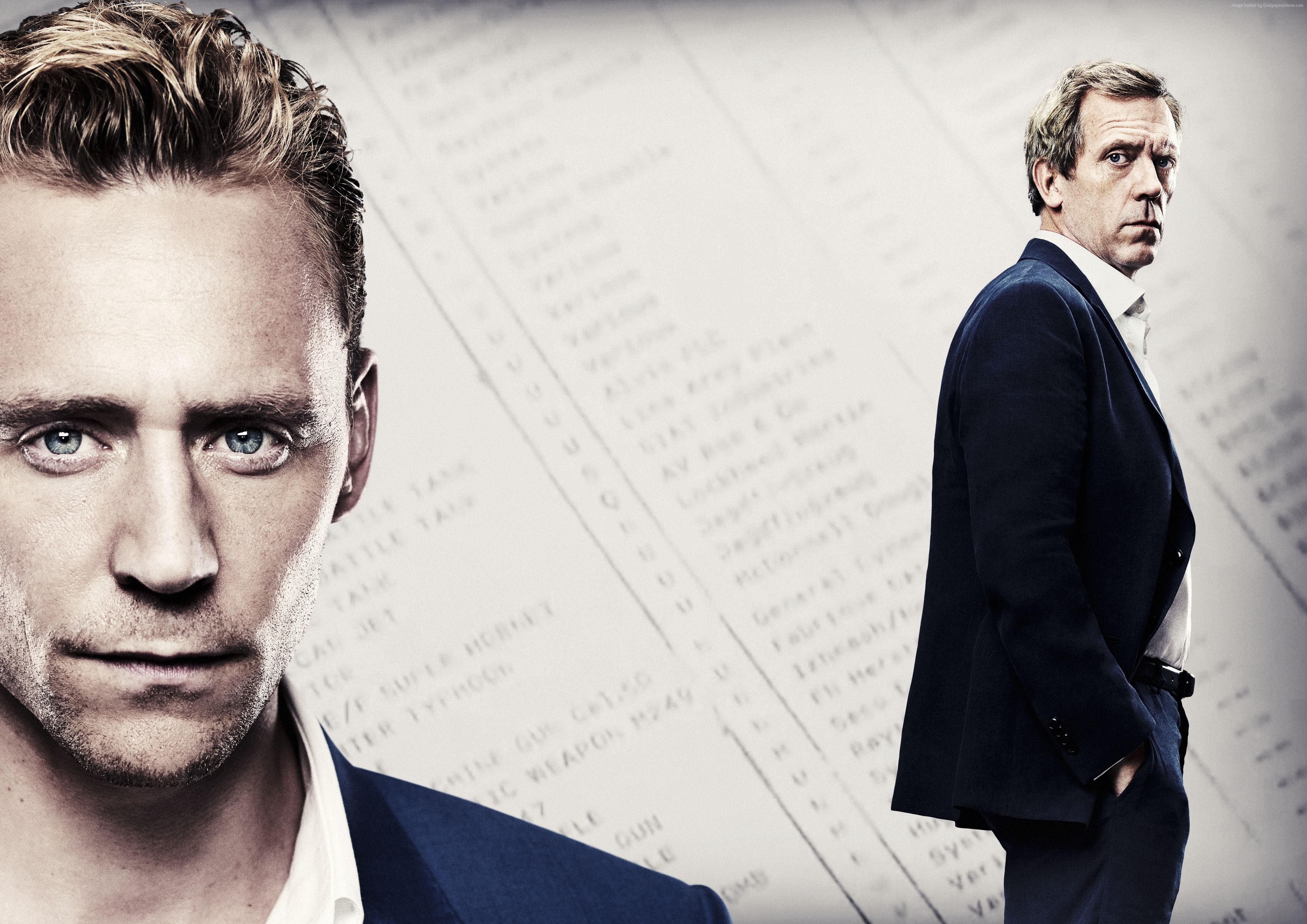 Tom Hiddleston and Hugh Laurie from The Night Manager HD Wallpaper