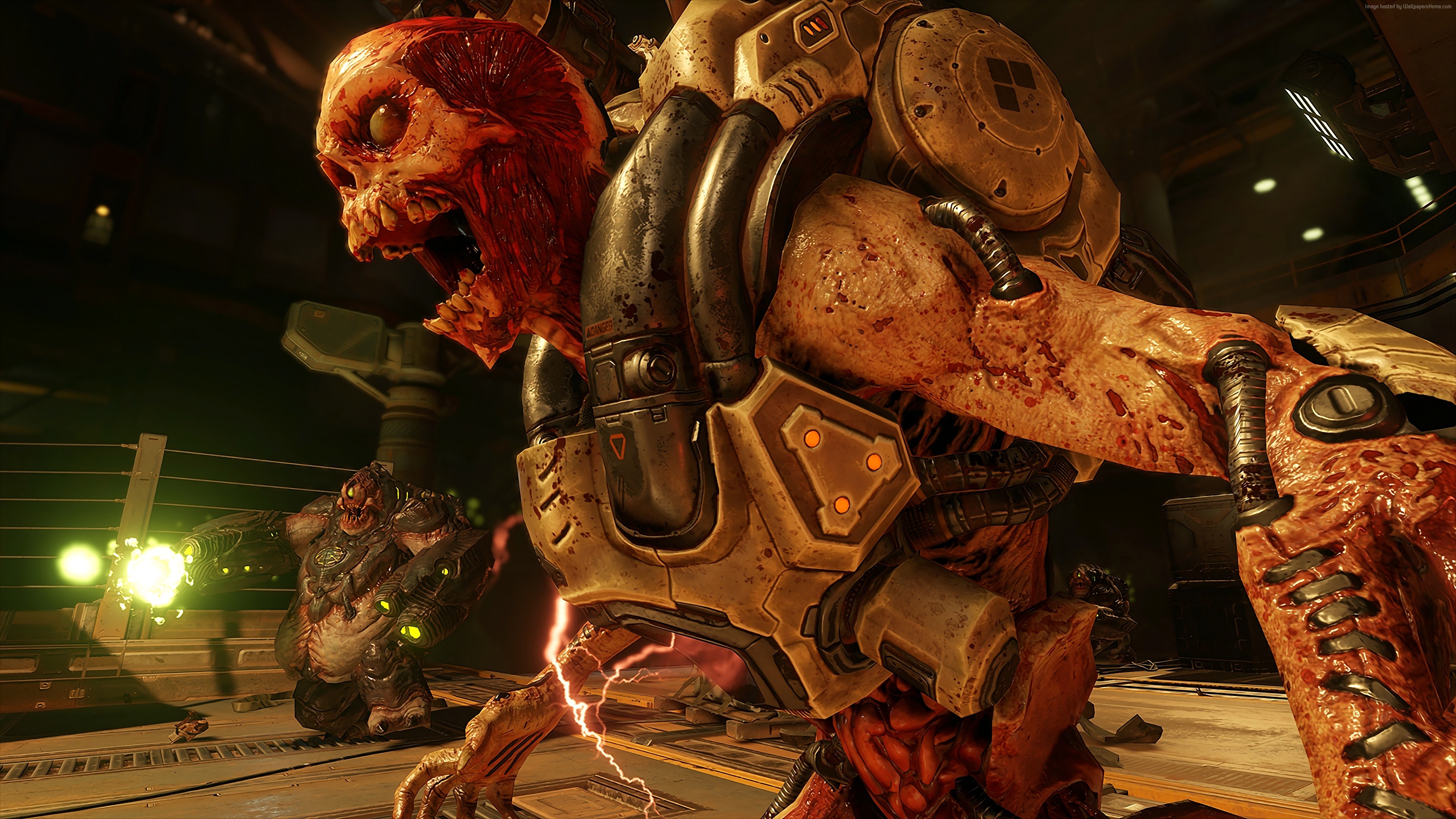 Doom 4 Sci Fi Horror Action Shooter HD Wallpaper