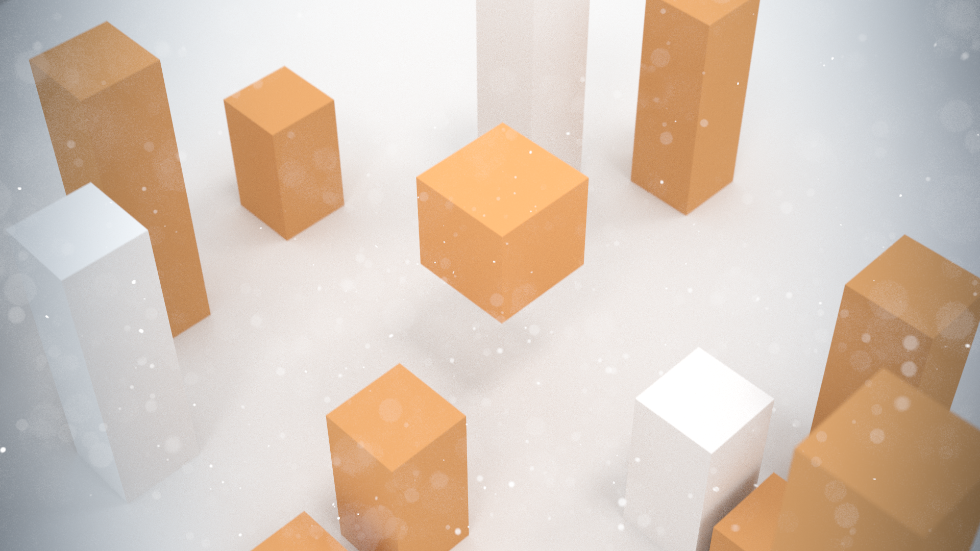 Abstract geometric shapes on a white background HD Wallpaper