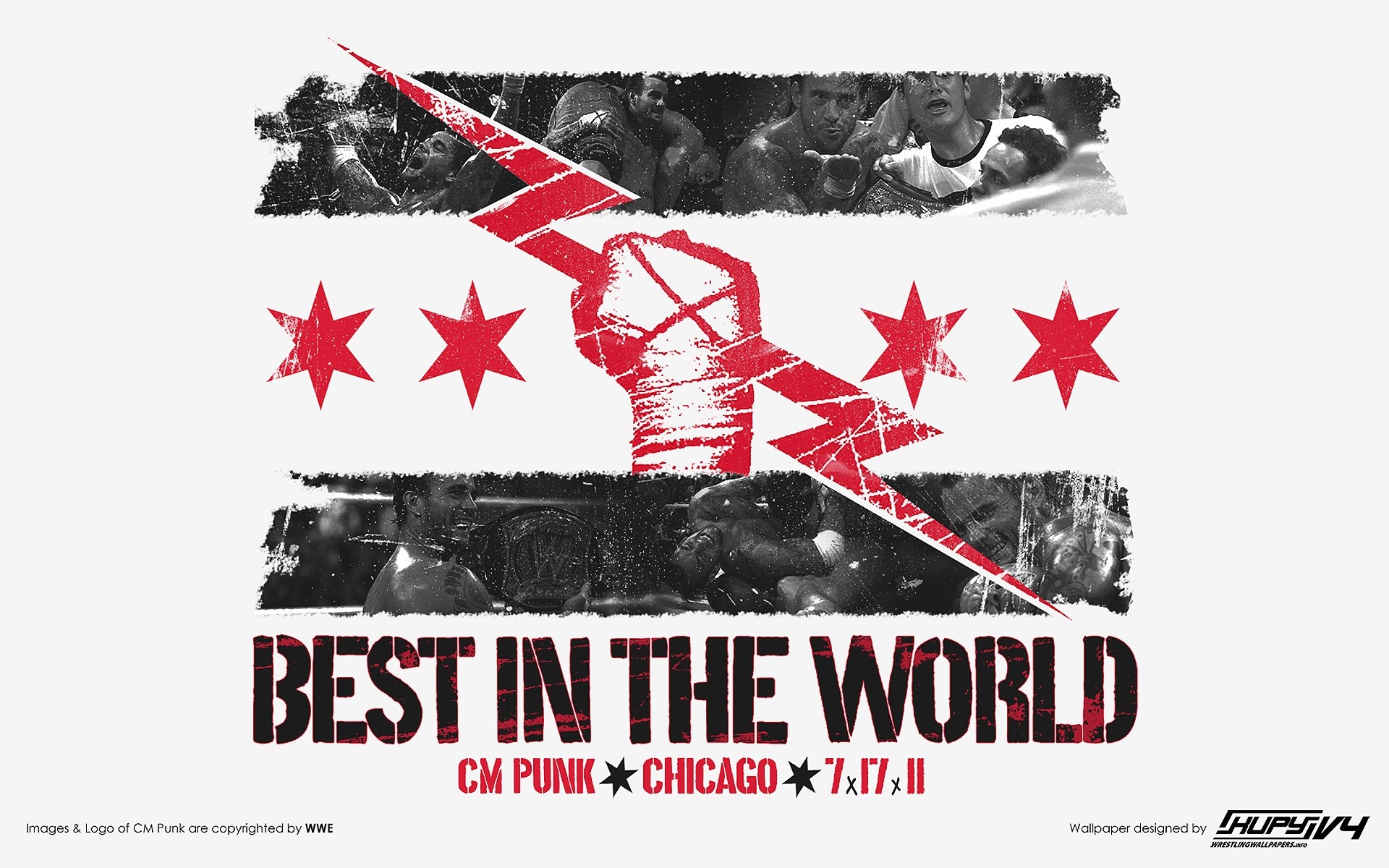 CM Punk Best in the World Chicago WWE HD Wallpaper