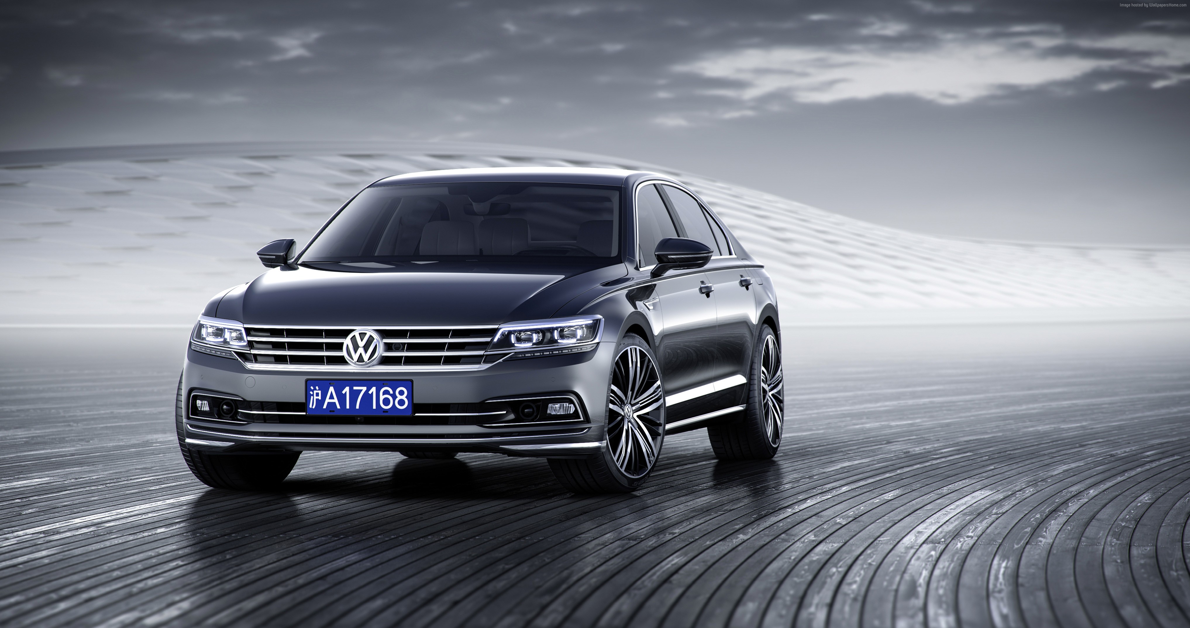 Volkswagen Phideon sedan at Geneva Auto Show 2016 HD Wallpaper