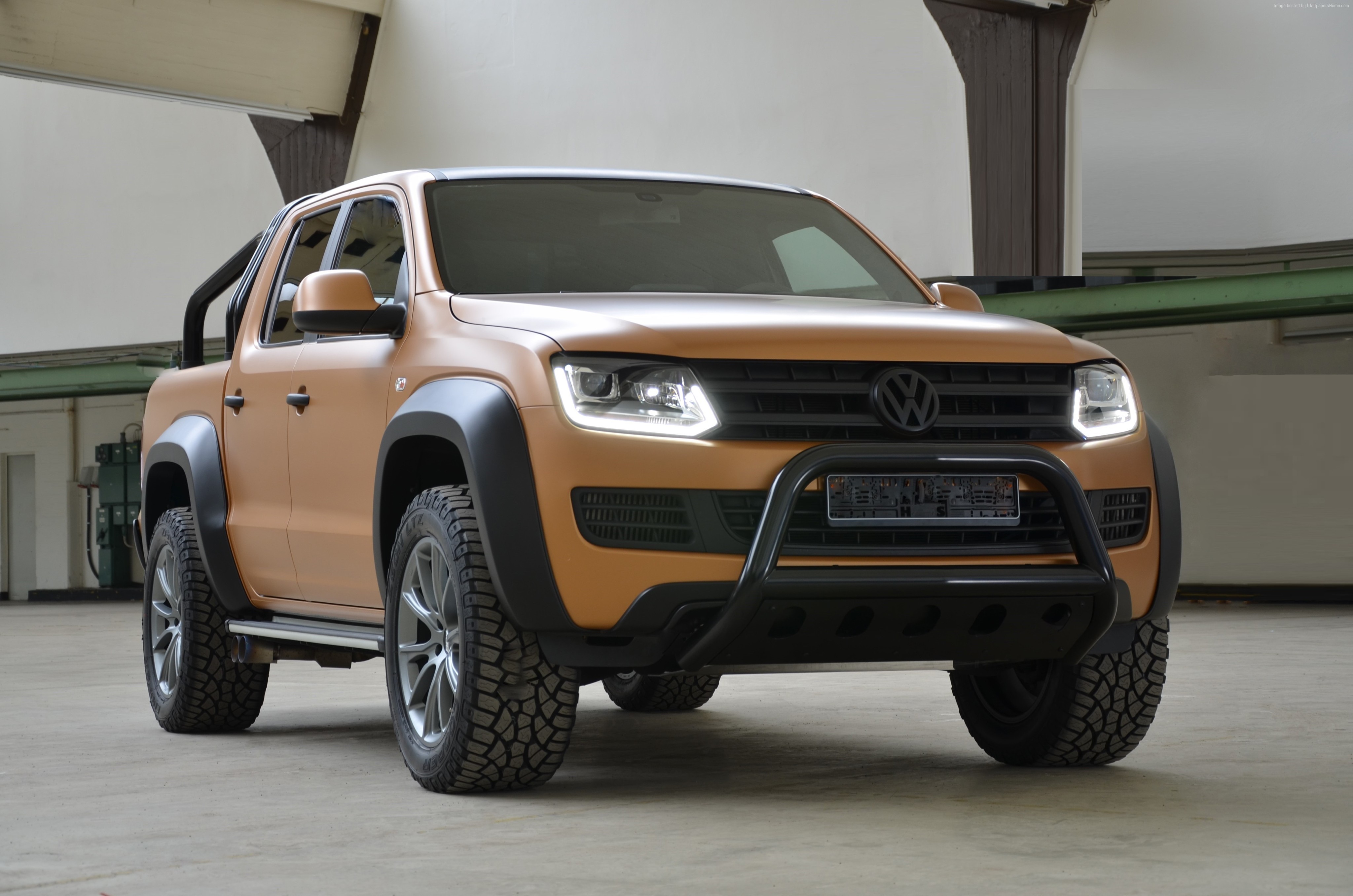 MTM Volkswagen Amarok V8 Passion Desert pickup truck HD Wallpaper