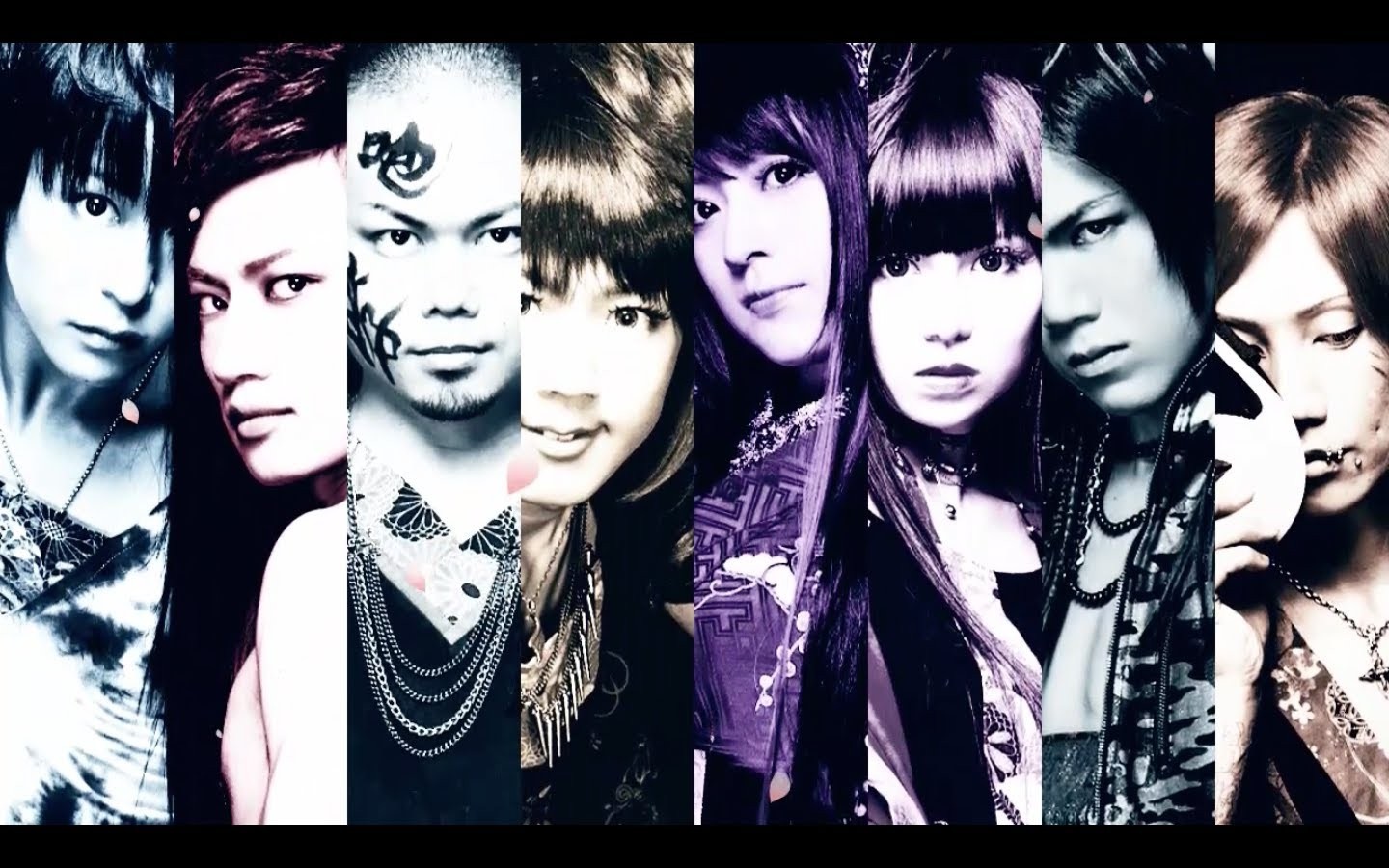 Wagakki Band members photomontage album cover HD Wallpaper