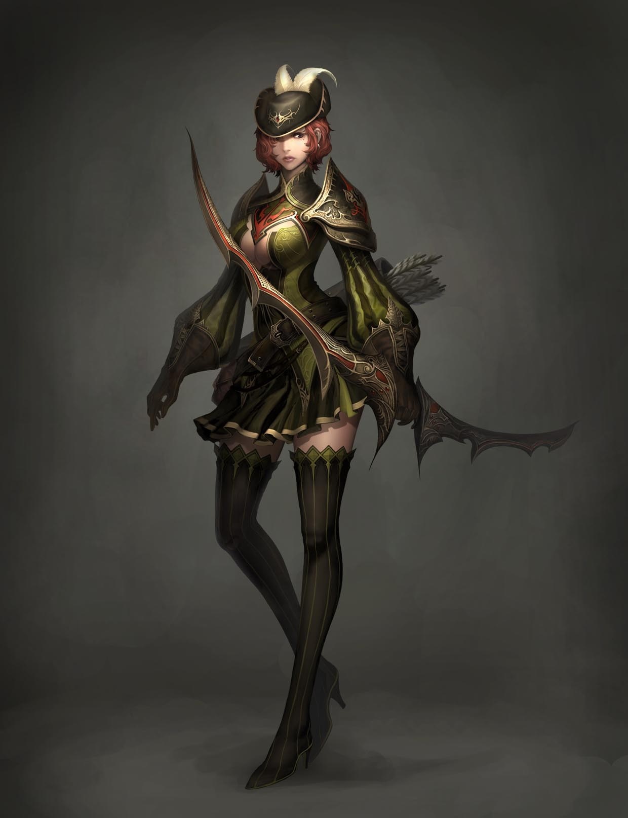 Archer character from Atlantica Online HD Wallpaper