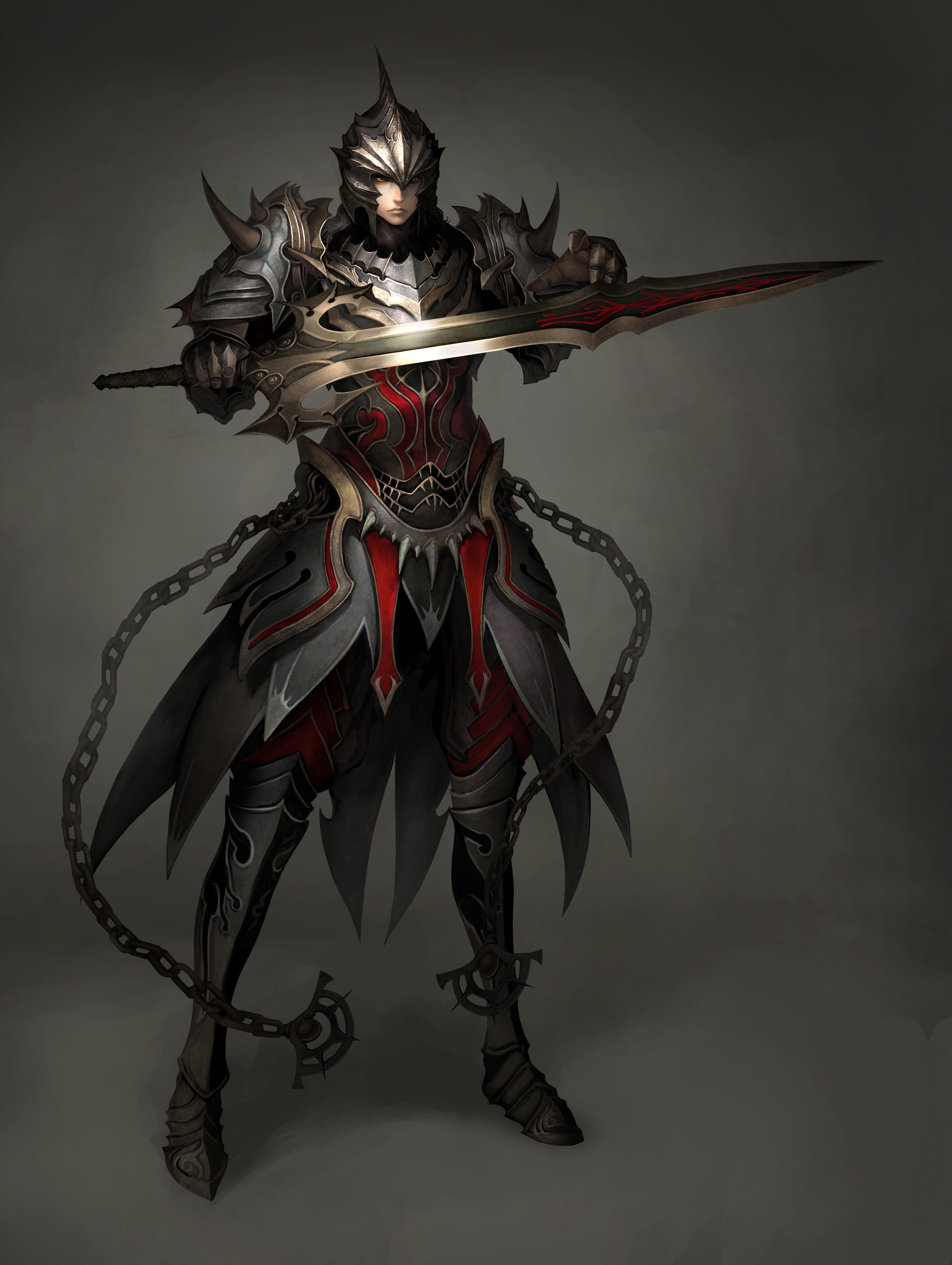Knight with sword from Atlantica Online HD Wallpaper