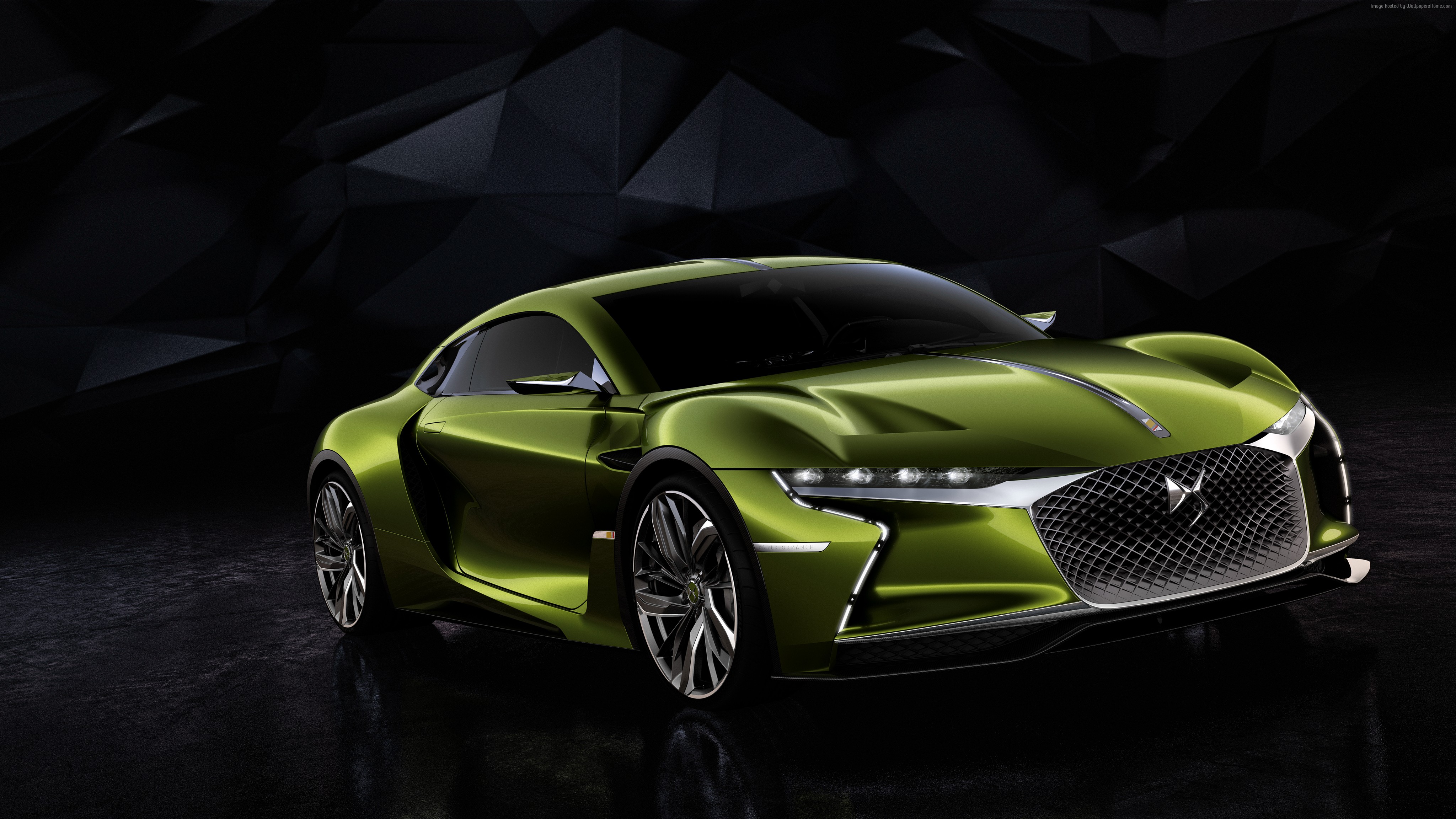 DS E-Tense electric sport car at Geneva Auto Show 2016 HD Wallpaper