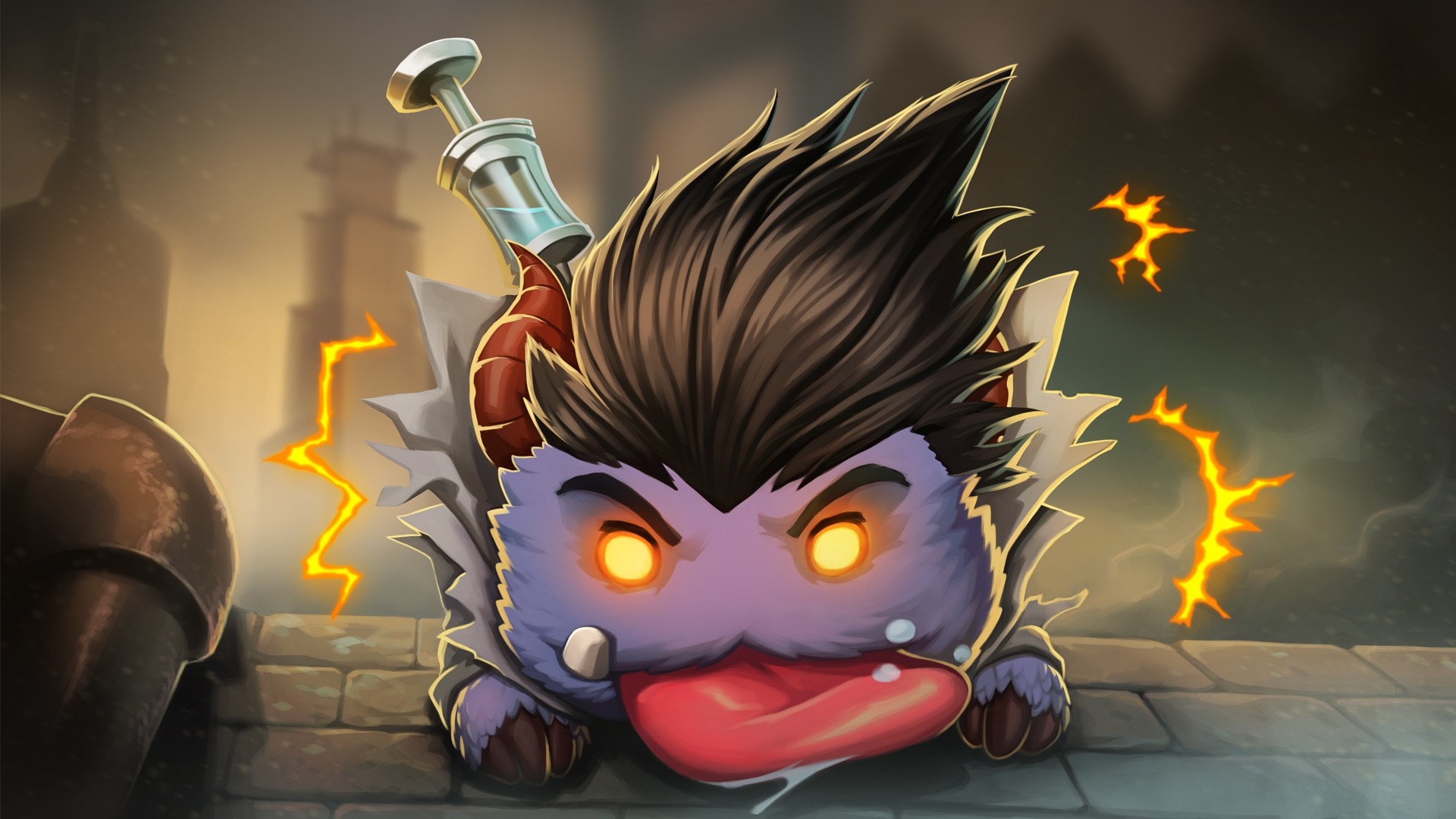 Dr. Mundo Poro from League of Legends HD Wallpaper