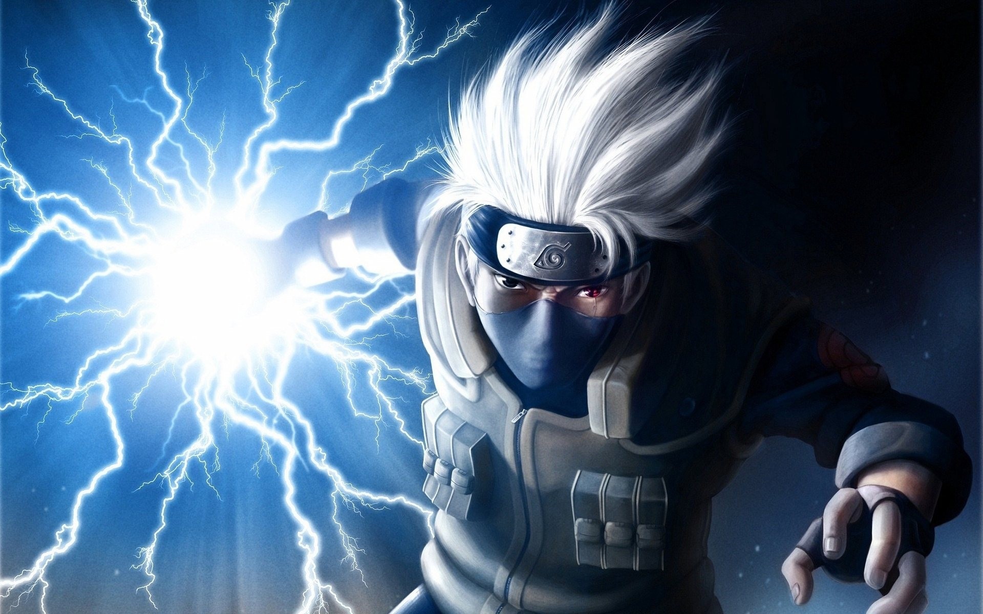 Hatake Kakashi Using Lightning Technique Naruto Shippuden HD Wallpaper