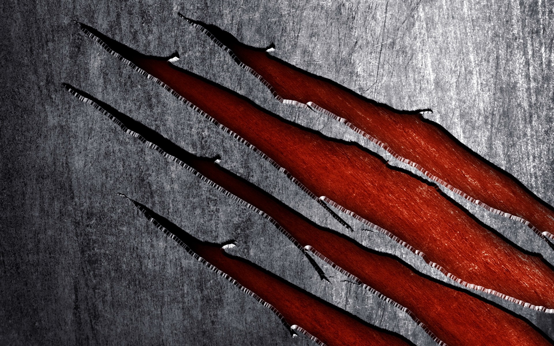 Claw marks on a textured surface HD Wallpaper