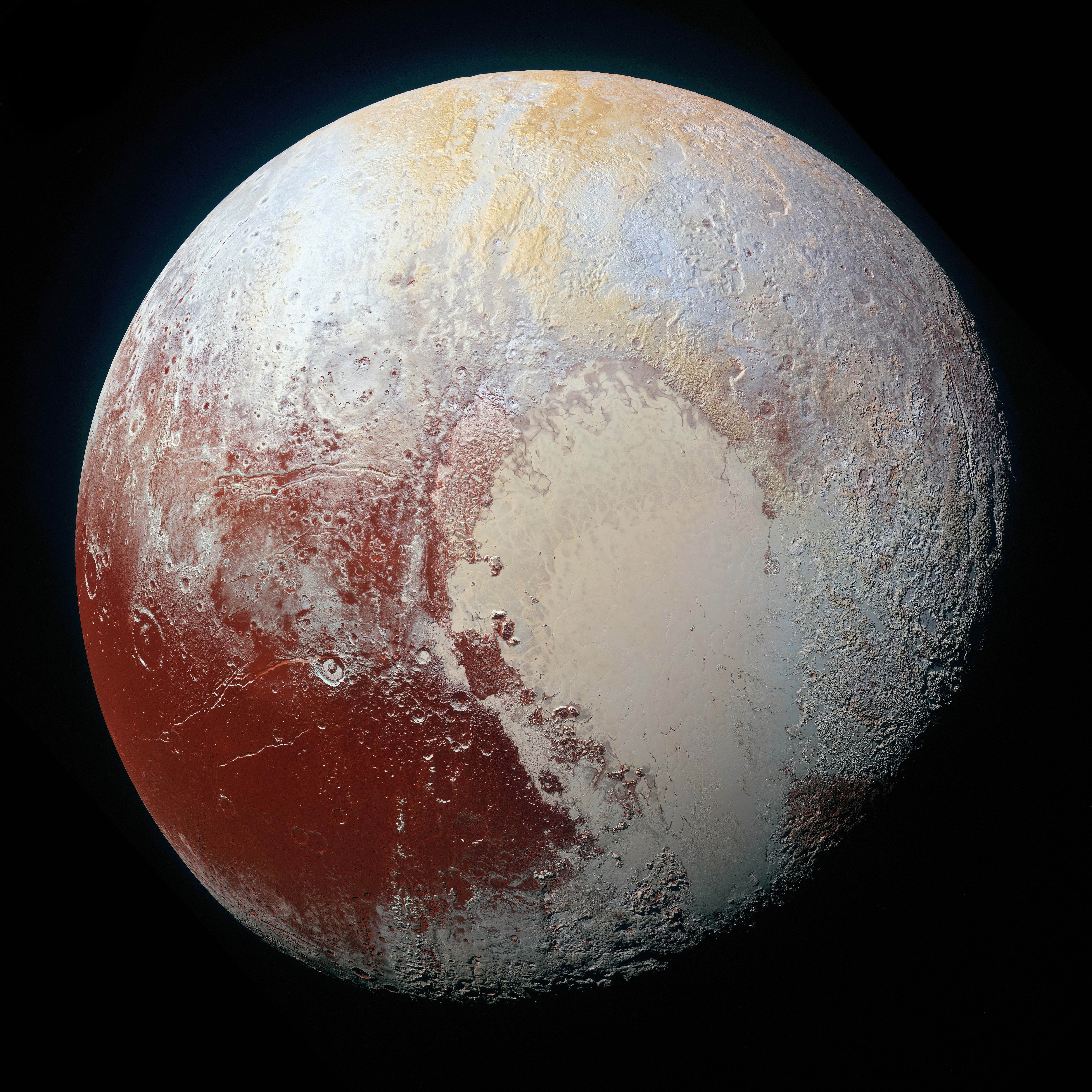 Pluto, dwarf planet in outer space HD Wallpaper